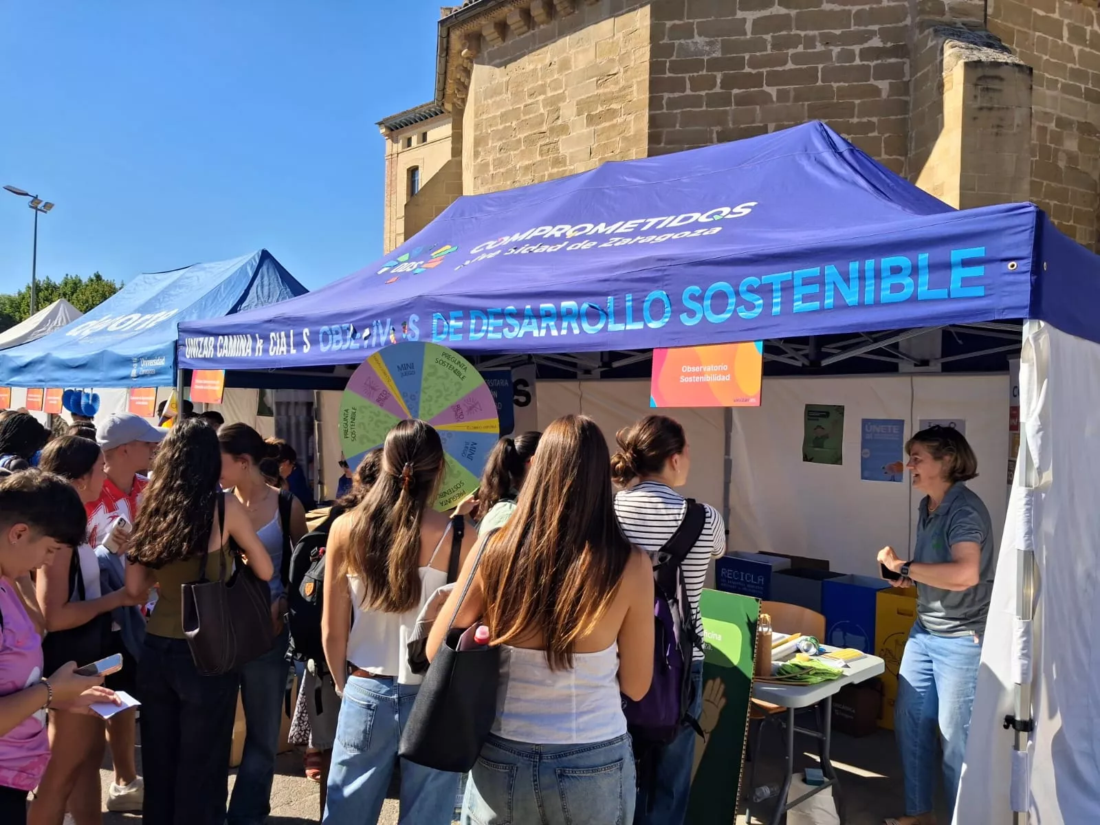 Fiesta de Bienvenida del Campus de Huesca curso 2026-2027. Foto Sara Malo