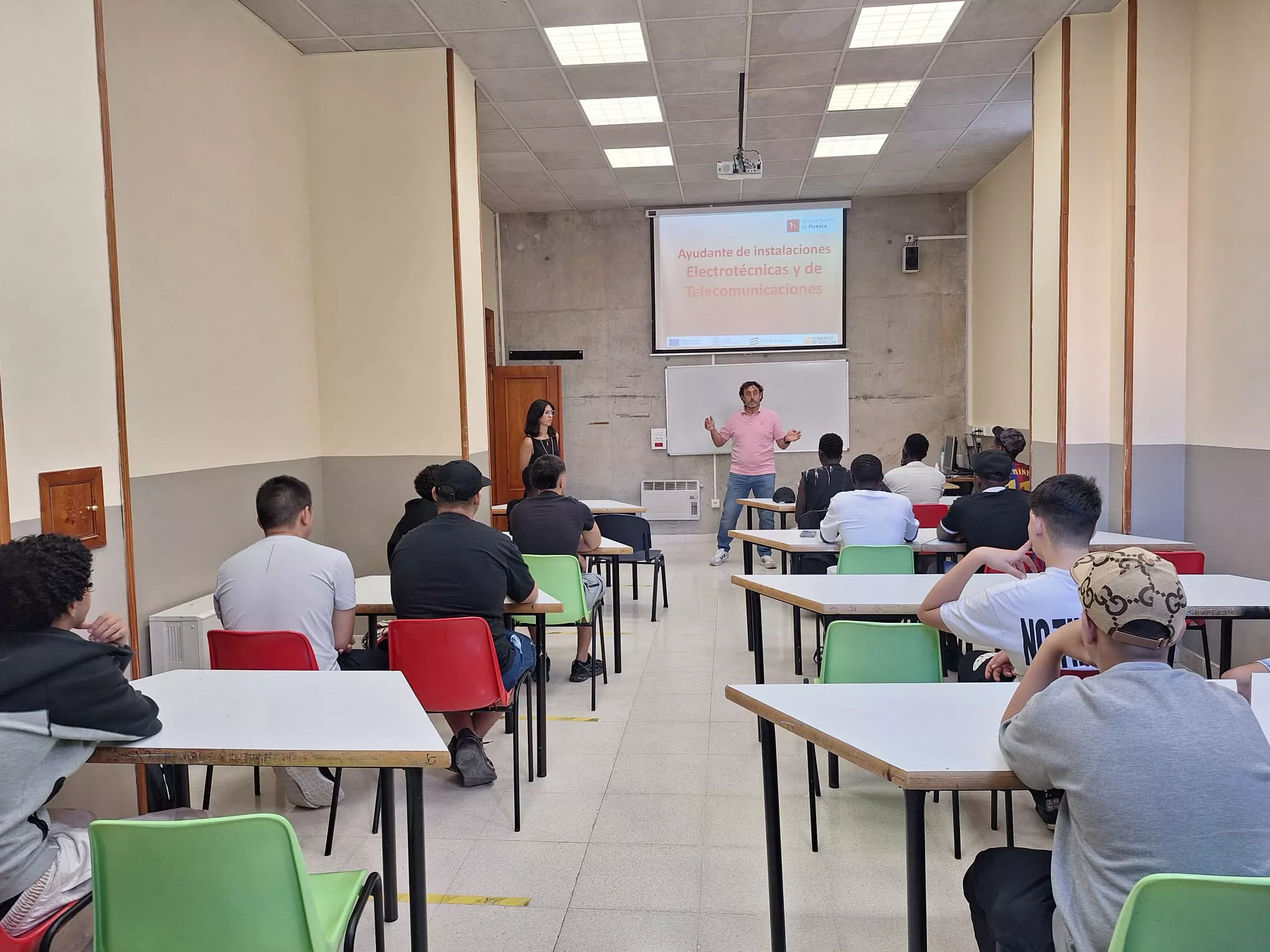 Comienzo del programa de cualificación profesional inicial del Ayuntamiento oscense