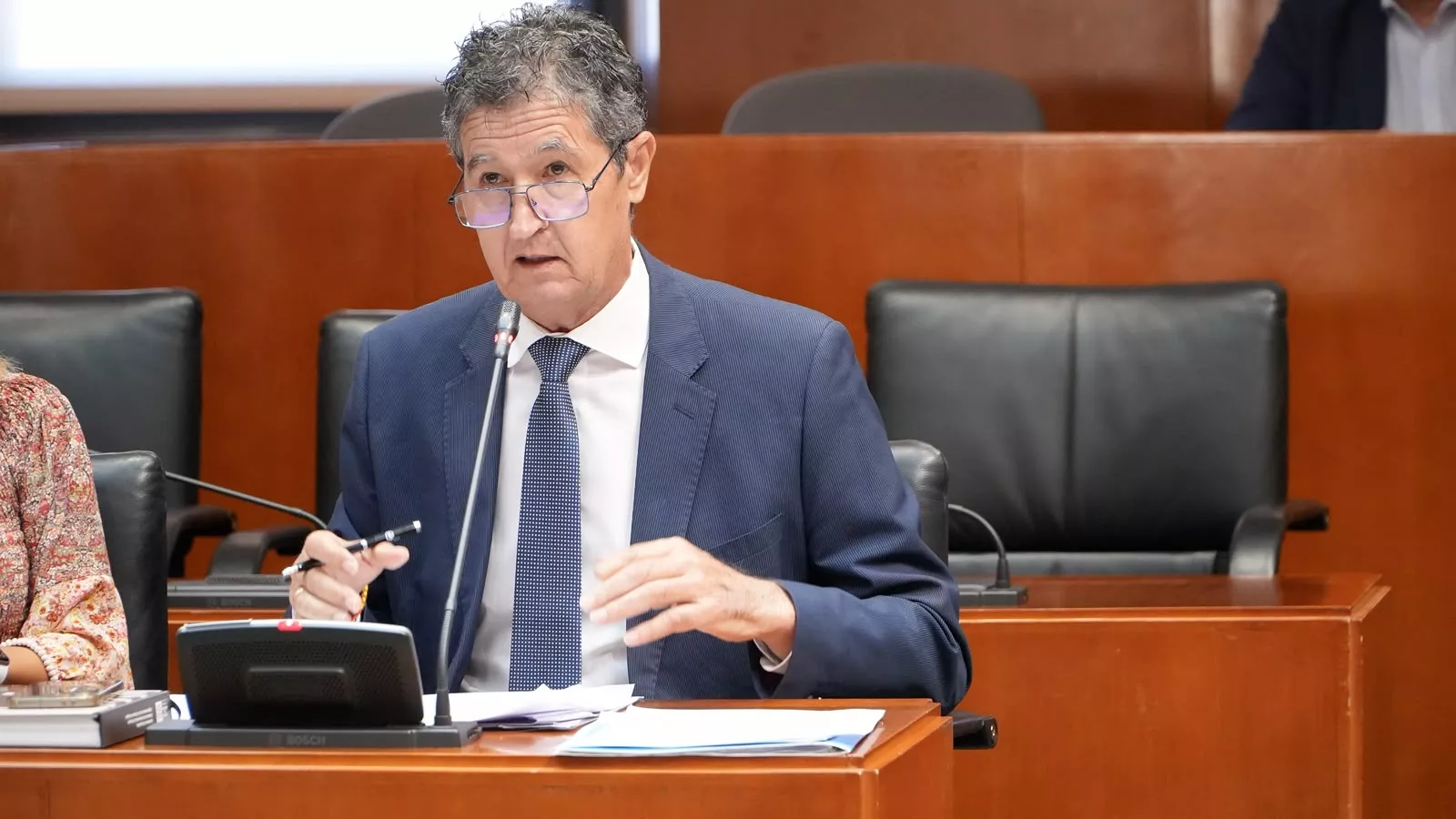 Antonio Romero en las Cortes de Aragón