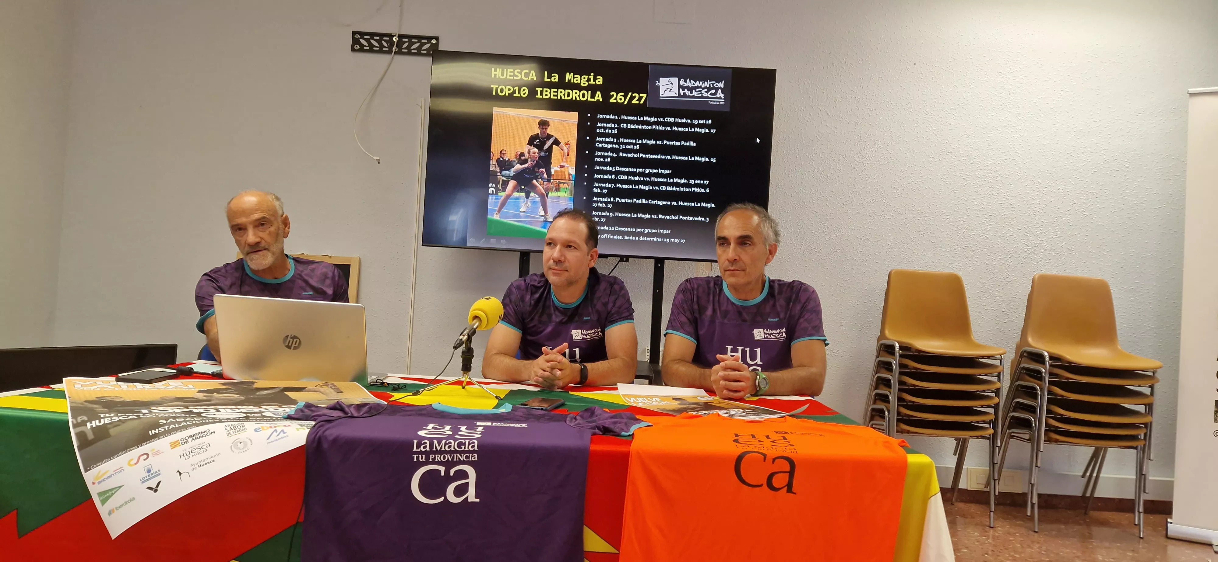 Imagen de la rueda de prensa de presentación. Imagen de la rueda de prensa de presentación.