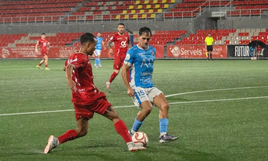 Imagen del partido entre el Terrassa y el Binéfar de Copa Federación. Foto: Terrassa FC