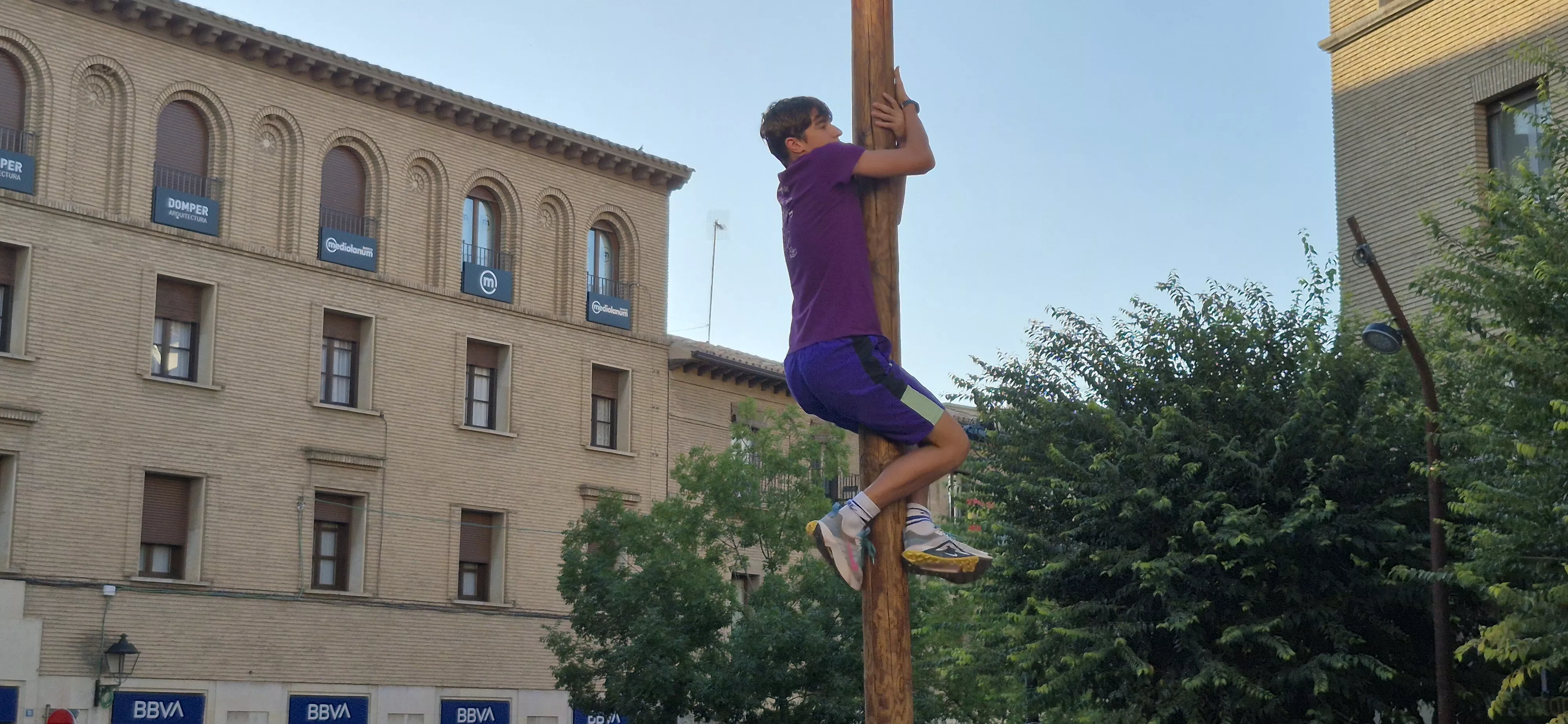 Subida al mallo. Foto Myriam Martínez