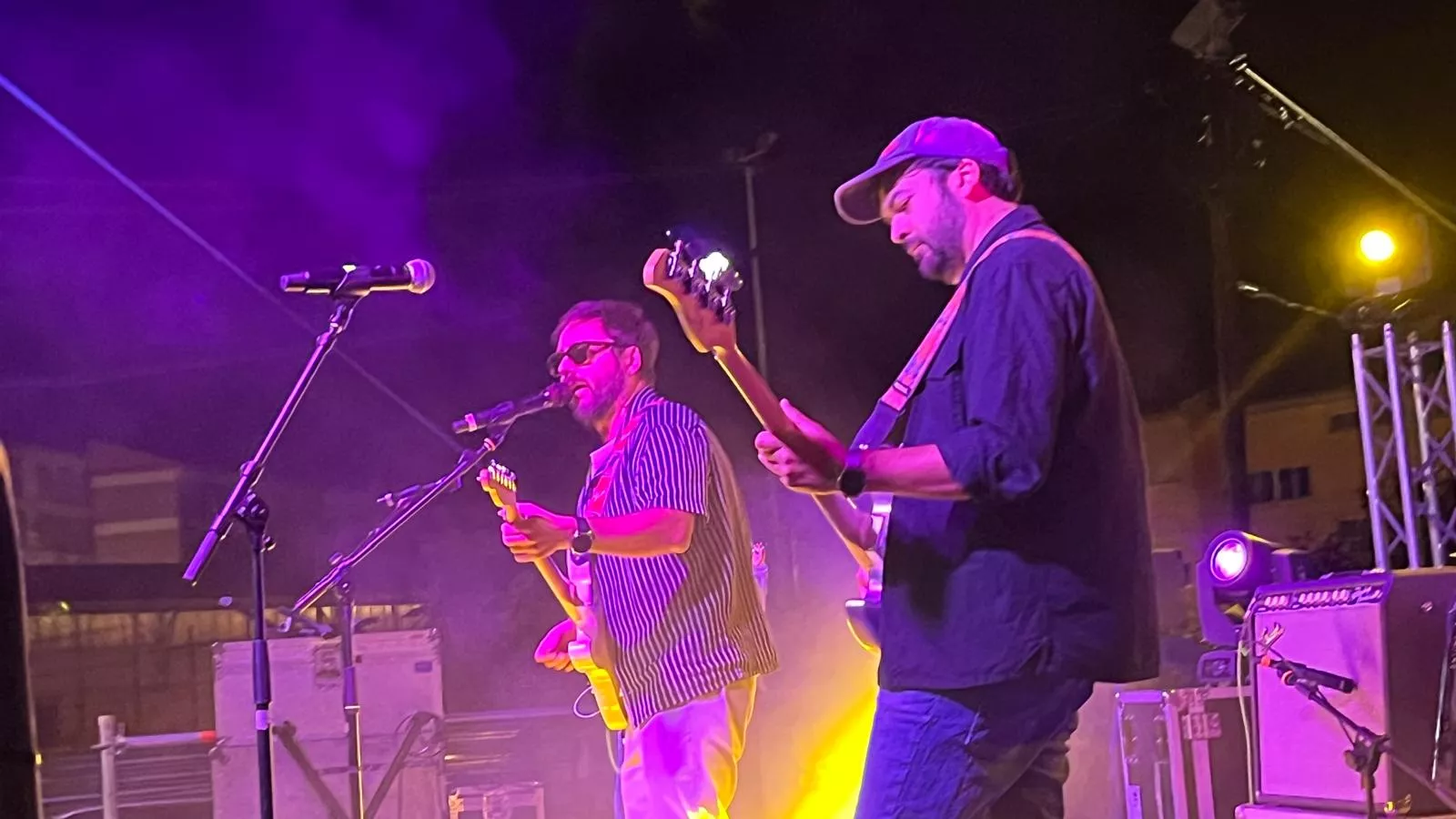 Will Spector y Los Fatus en 'Huesca es Tránsito'. Foto Mercedes Manterola