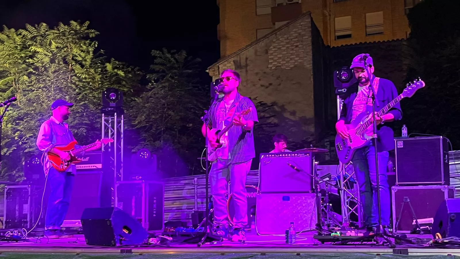 Will Spector y Los Fatus en 'Huesca es Tránsito'. Foto Mercedes Manterola
