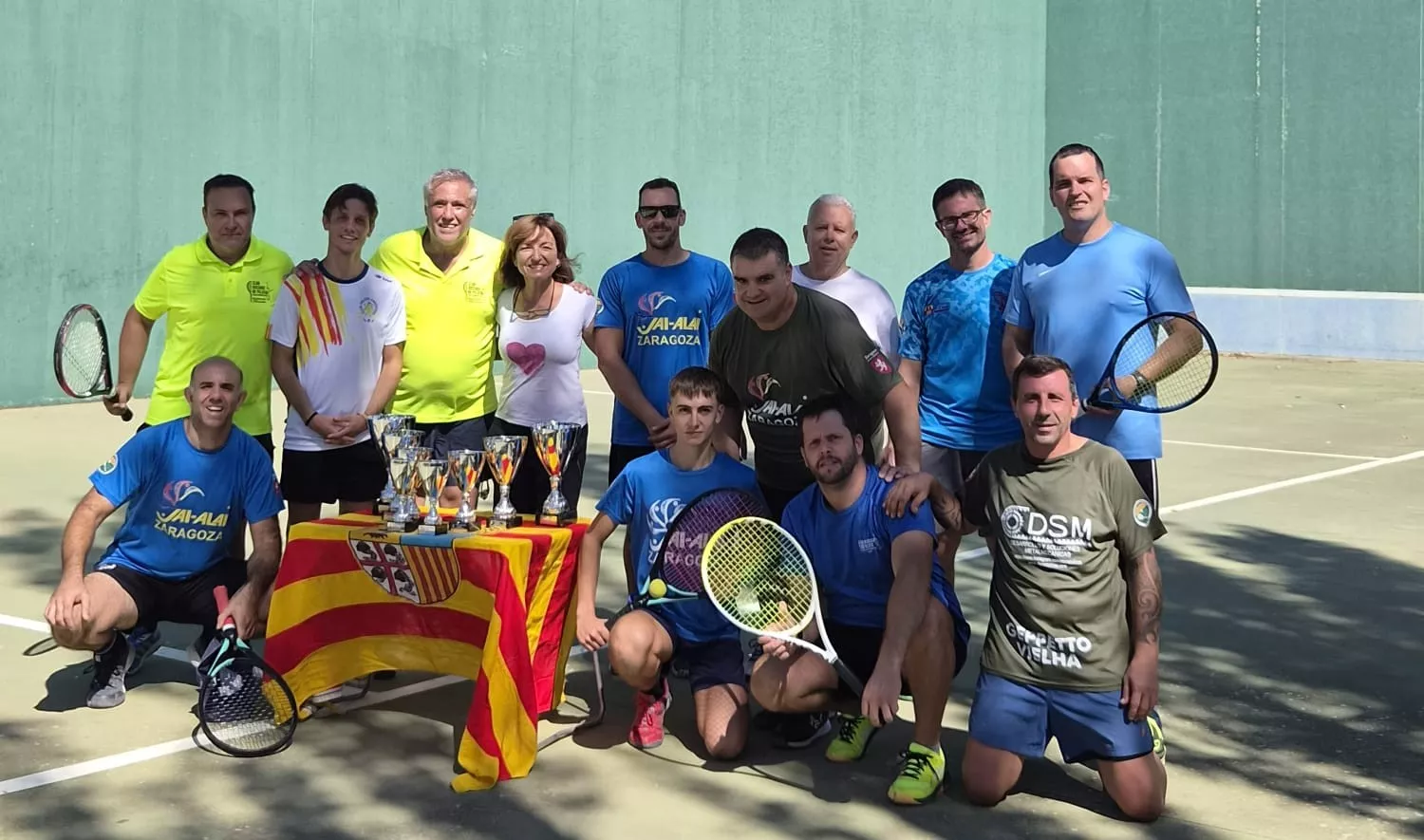 Toño Escartín y Jorge Rodríguez, campeones del Open de Frontenis de Agüero