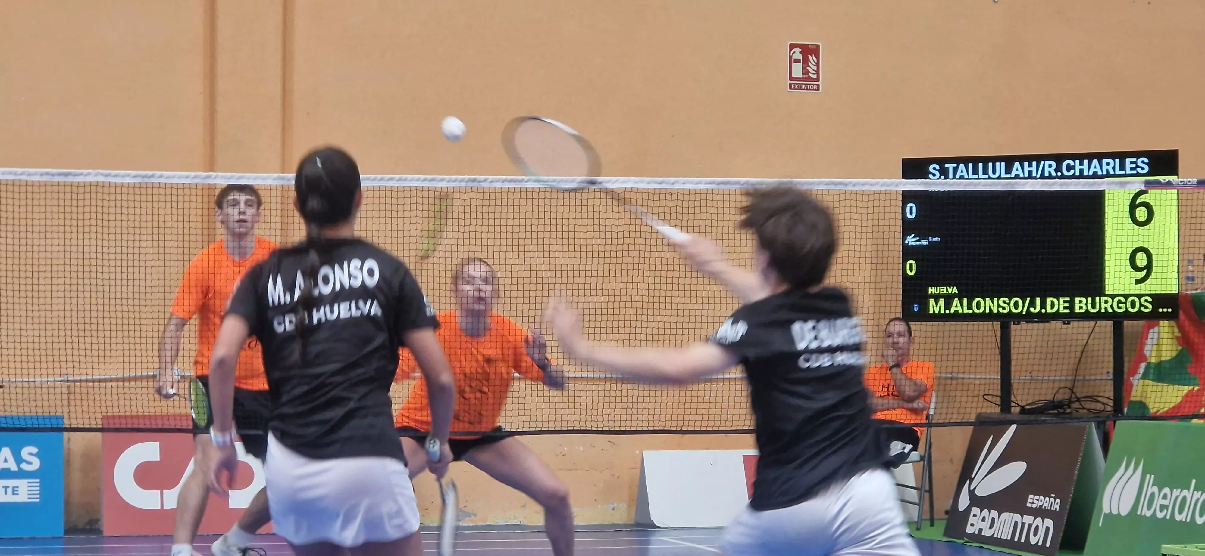 Partido Badminton Huesca La Magia-CB Huelva