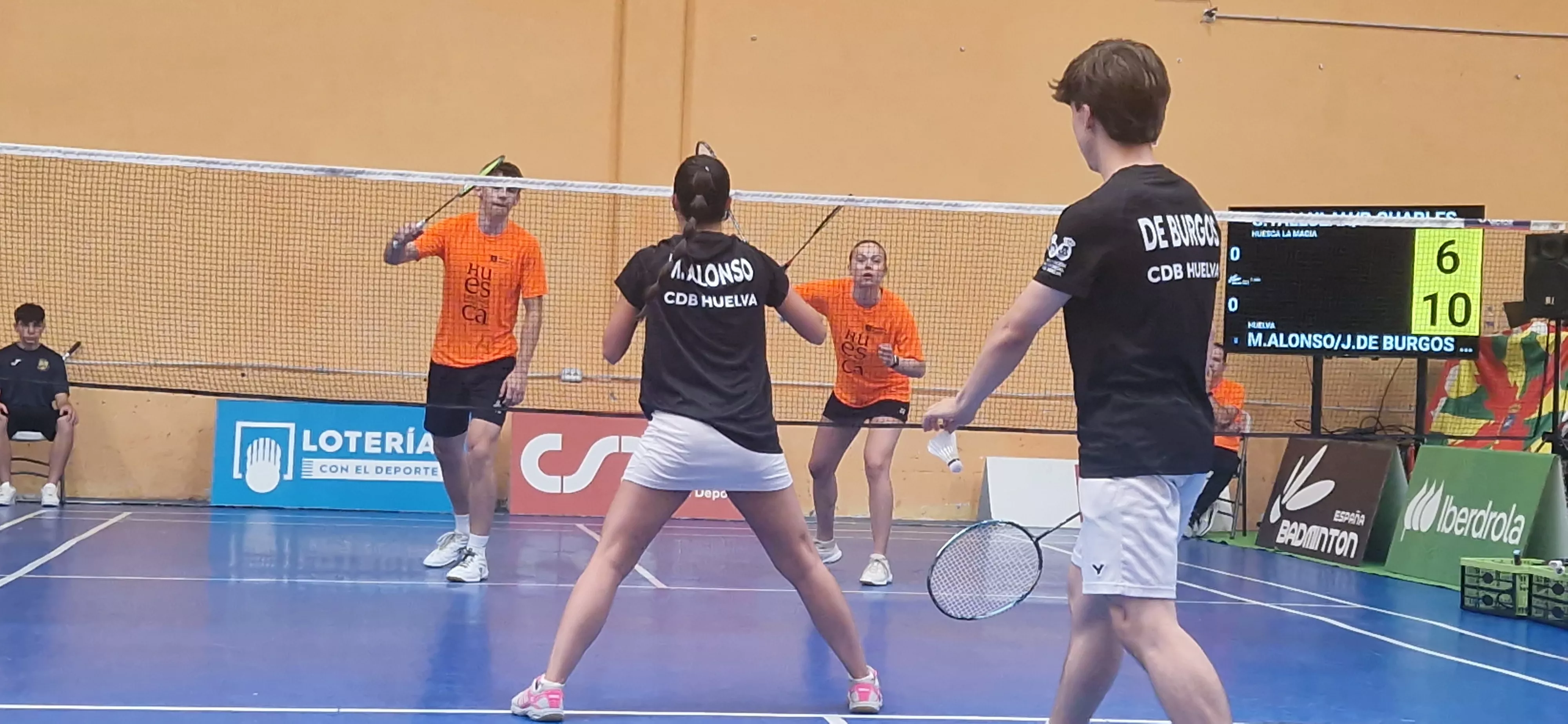 Partido Badminton Huesca La Magia-CB Huelva