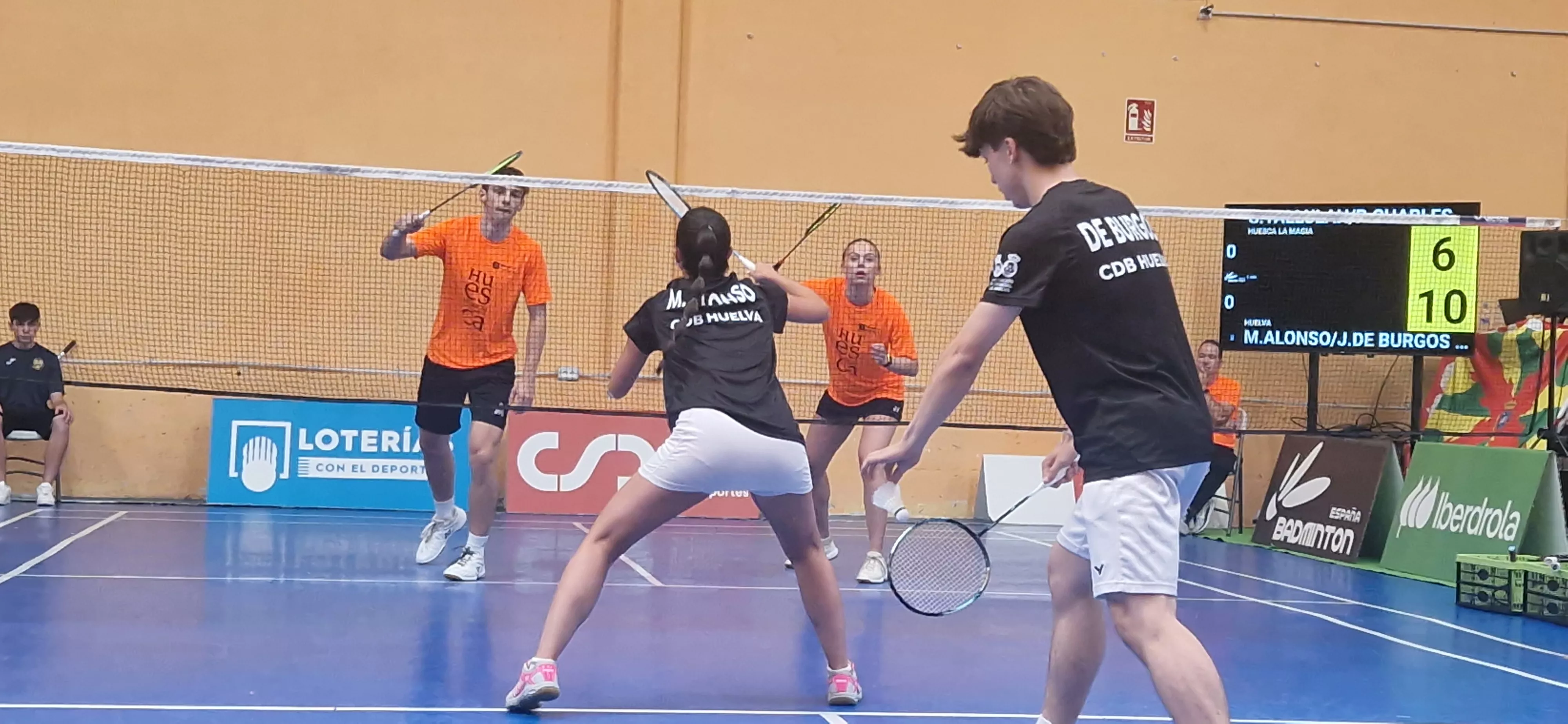 Partido Badminton Huesca La Magia-CB Huelva