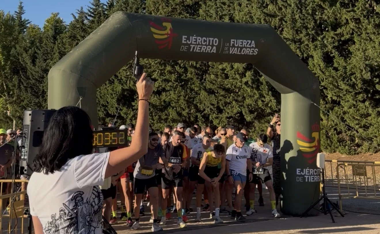 Momento de la salida de la III edición de la Carrera Sertoriana de Huesca. Foto: Adri Mora