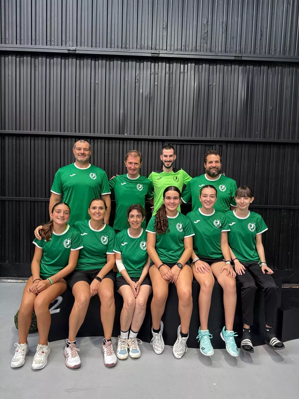 Equipo del VV Osca en Vitoria.