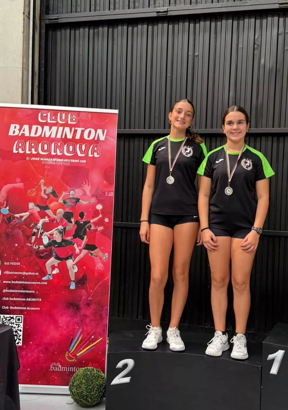 Alba Cejalvo y Vega Morer subcampeonas DF 15
