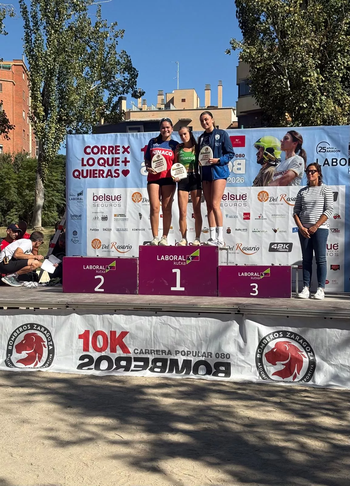 10K Bomberos de Zaragoza, prueba de marcha
