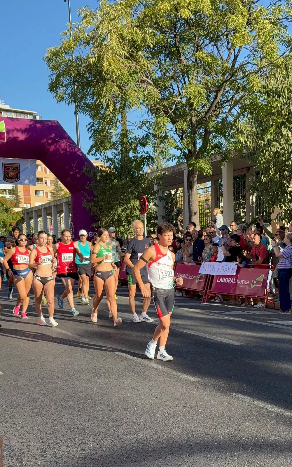 10K Bomberos de Zaragoza, prueba de marcha