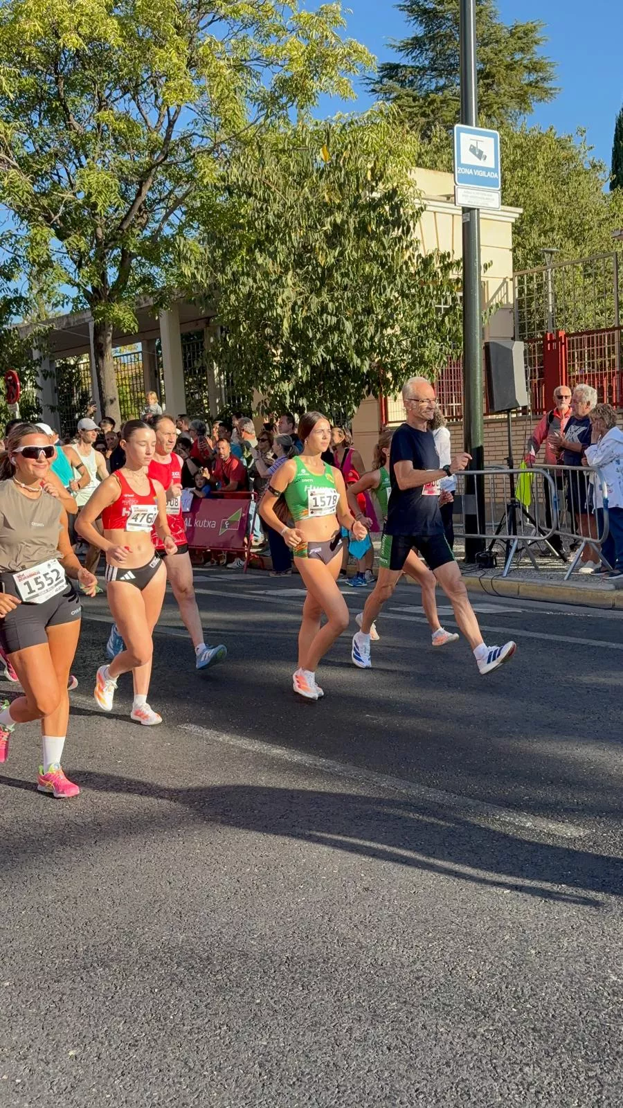 10K Bomberos de Zaragoza, prueba de marcha