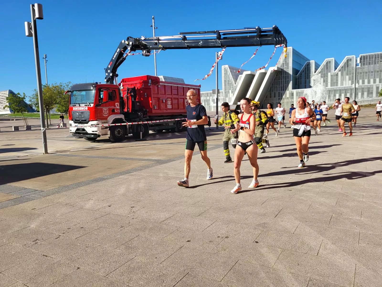 10K Bomberos de Zaragoza, prueba de marcha