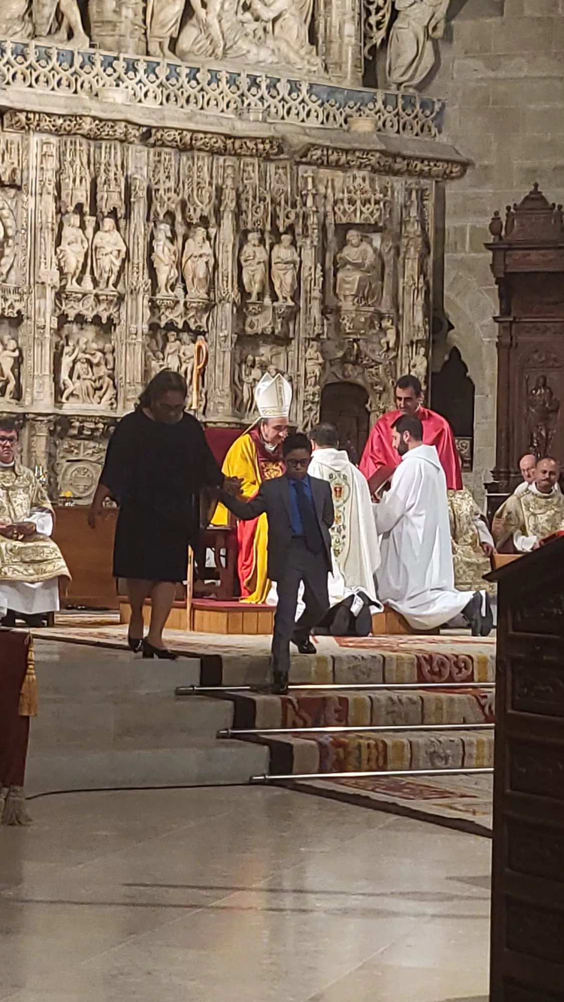 Ordenación sacerdotal de Reynaldo Jesús Cárdenas en Huesca