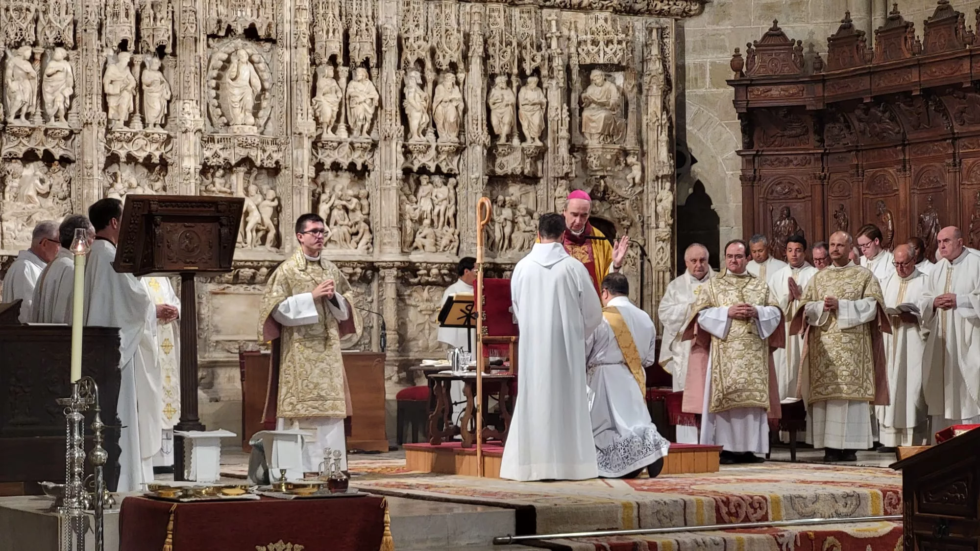 Ordenación sacerdotal de Reynaldo Jesús Cárdenas en Huesca