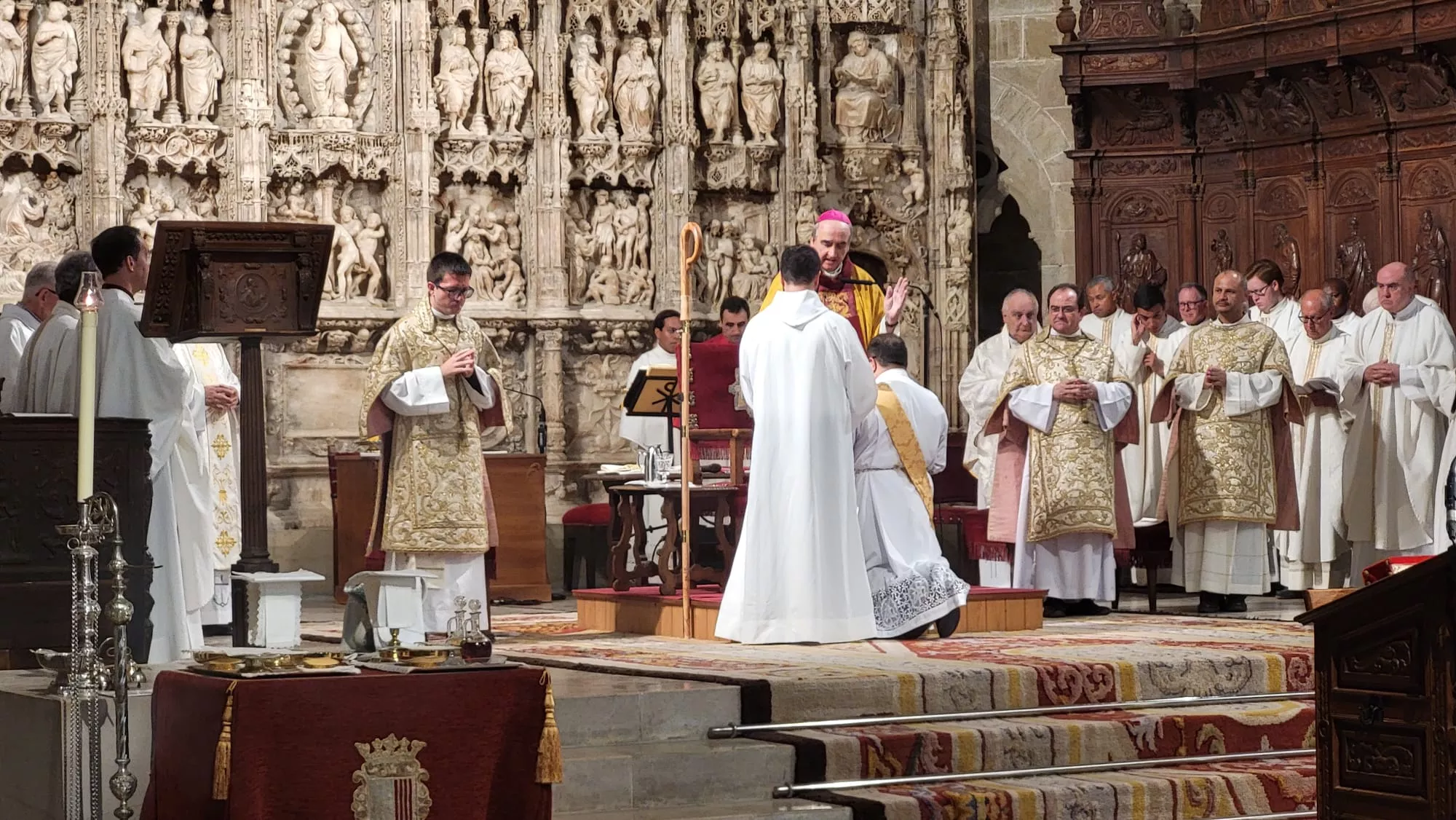 Ordenación sacerdotal de Reynaldo Jesús Cárdenas en Huesca