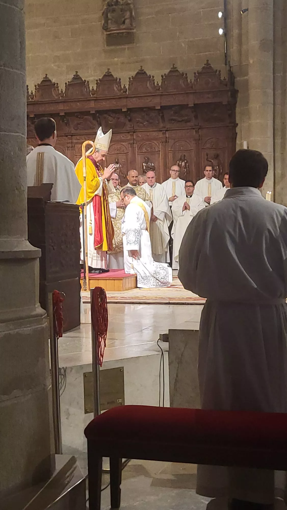 Ordenación sacerdotal de Reynaldo Jesús Cárdenas en Huesca
