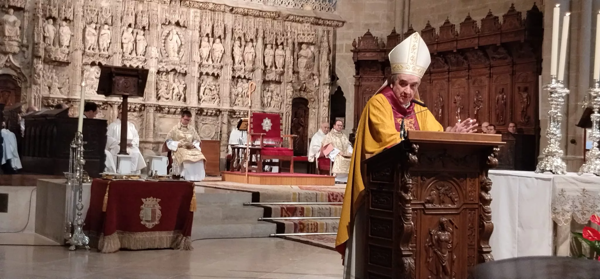 Ordenación sacerdotal de Reynaldo Jesús Cárdenas en Huesca