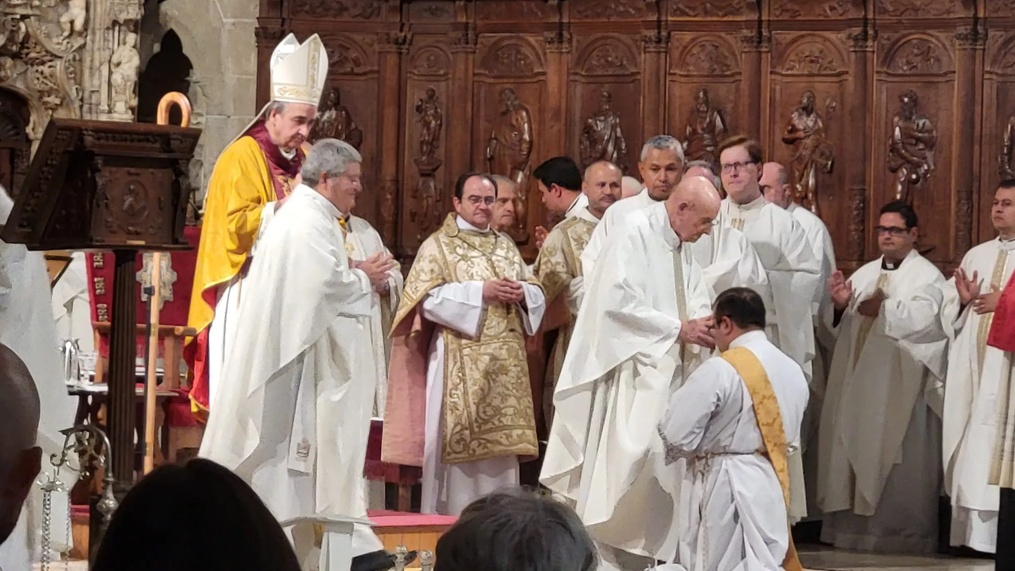 Ordenación sacerdotal de Reynaldo Jesús Cárdenas en Huesca