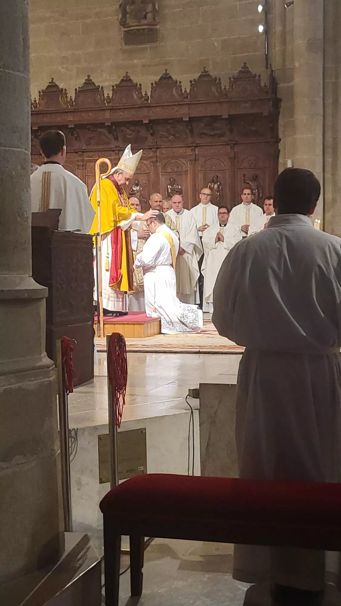 Ordenación sacerdotal de Reynaldo Jesús Cárdenas en Huesca
