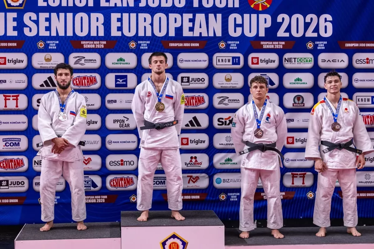 Eduardo Miranda, histórica medalla de bronce en Macedonia del Norte.