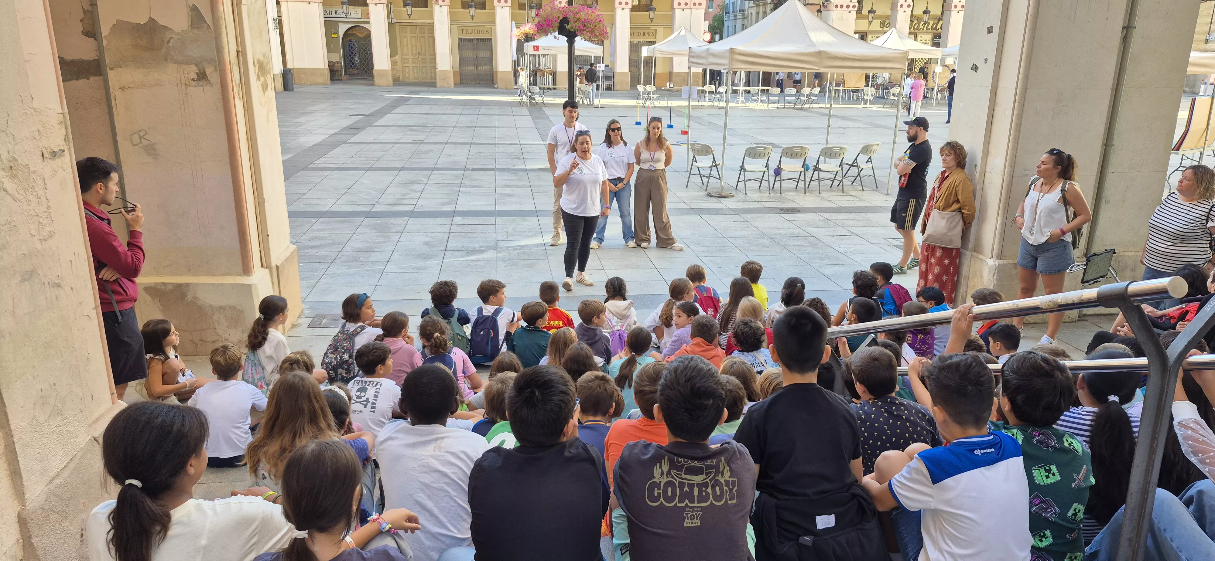 Conmemoración del Día del Alzhéimer en Huesca. Foto Myriam Martínez