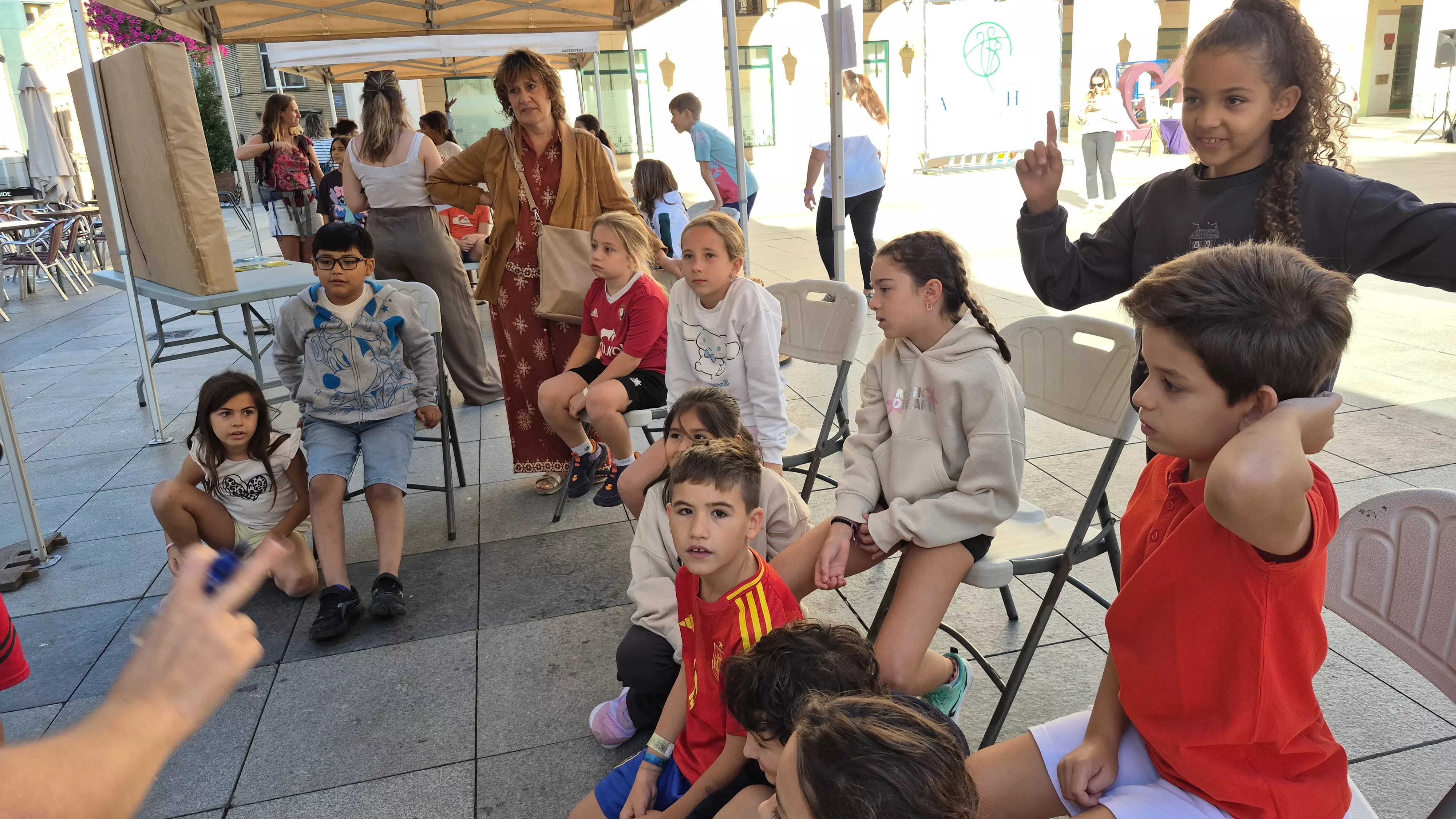 Conmemoración del Día del Alzhéimer en Huesca. Foto Myriam Martínez