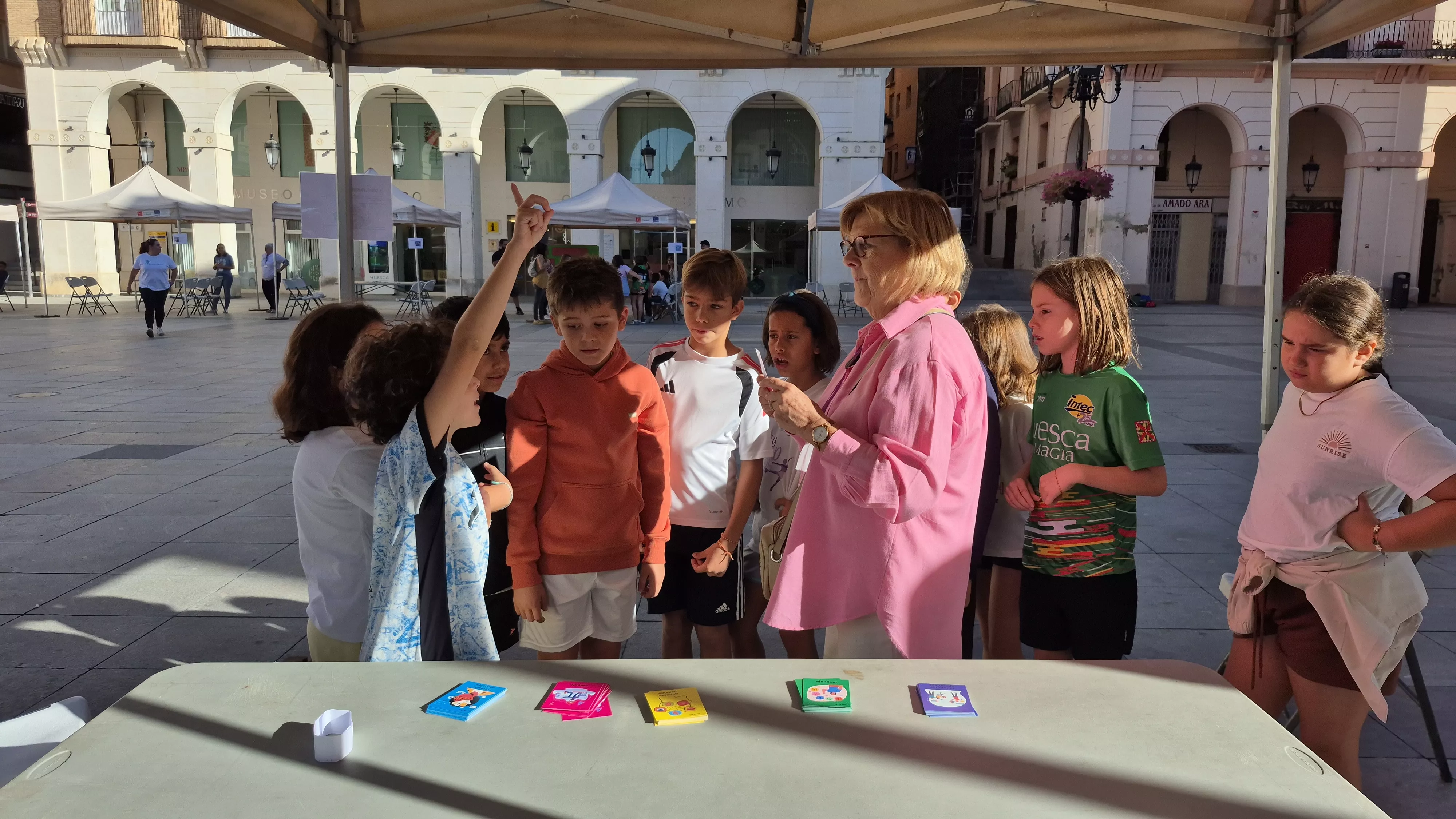Conmemoración del Día del Alzhéimer en Huesca. Foto Myriam Martínez
