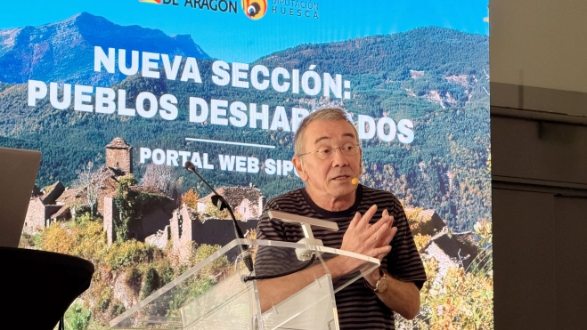 Francisco Bolea en la presentación Francisco Bolea en la presentación