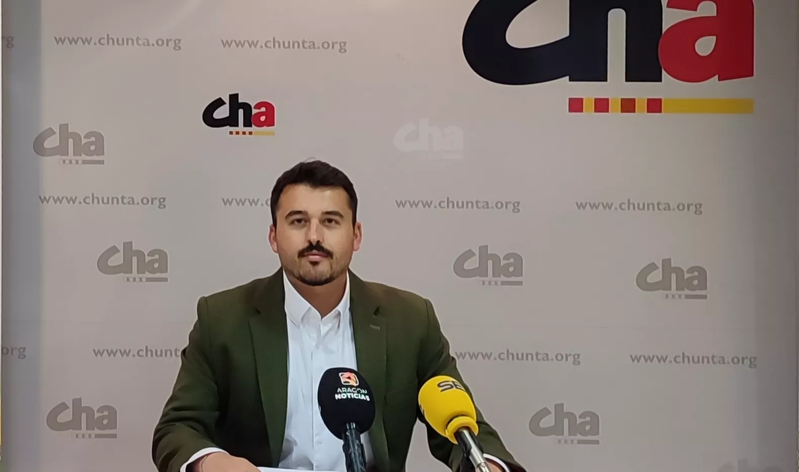 Mascún Ariste en CHA en Huesca