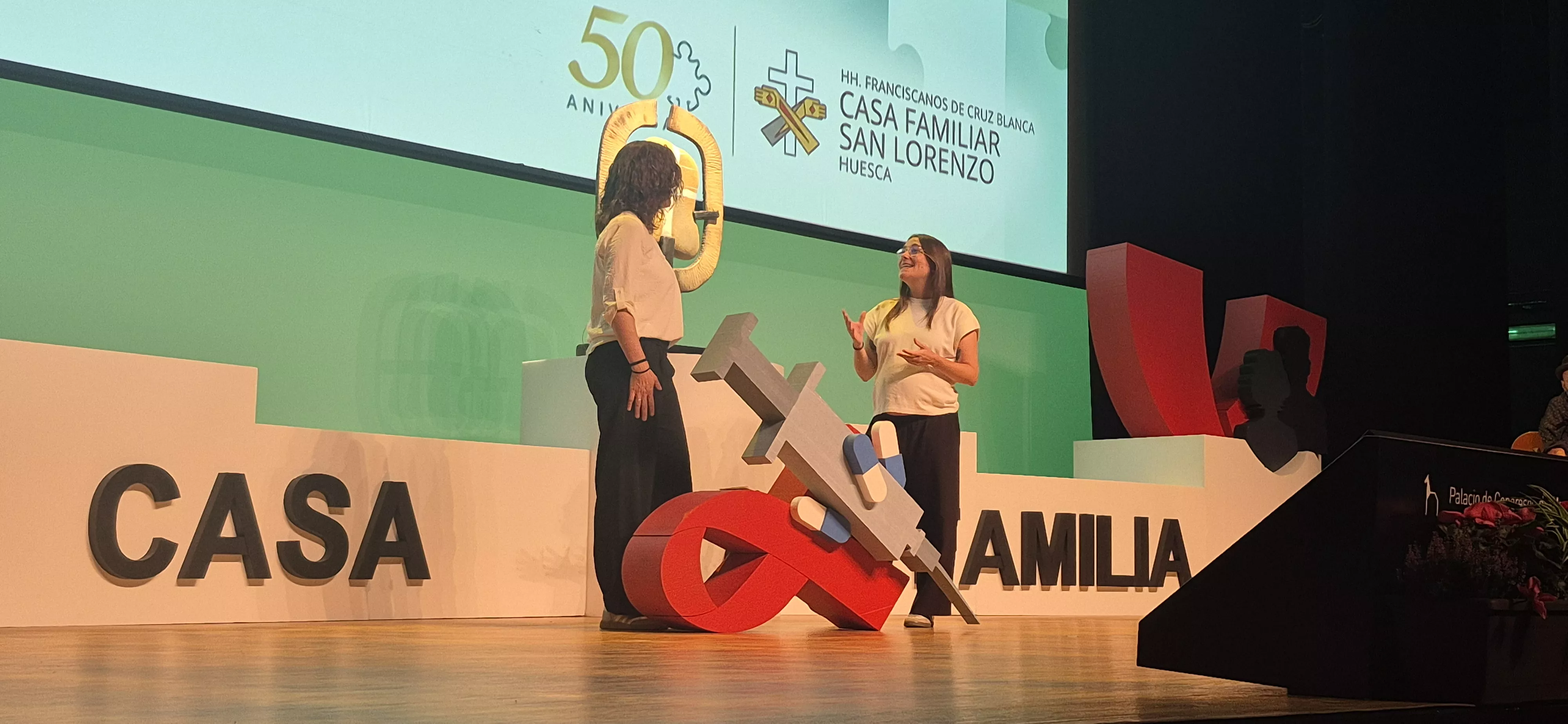 Celebración de los 50 años de Cruz Blanca en Huesca. Foto Myriam Martínez 