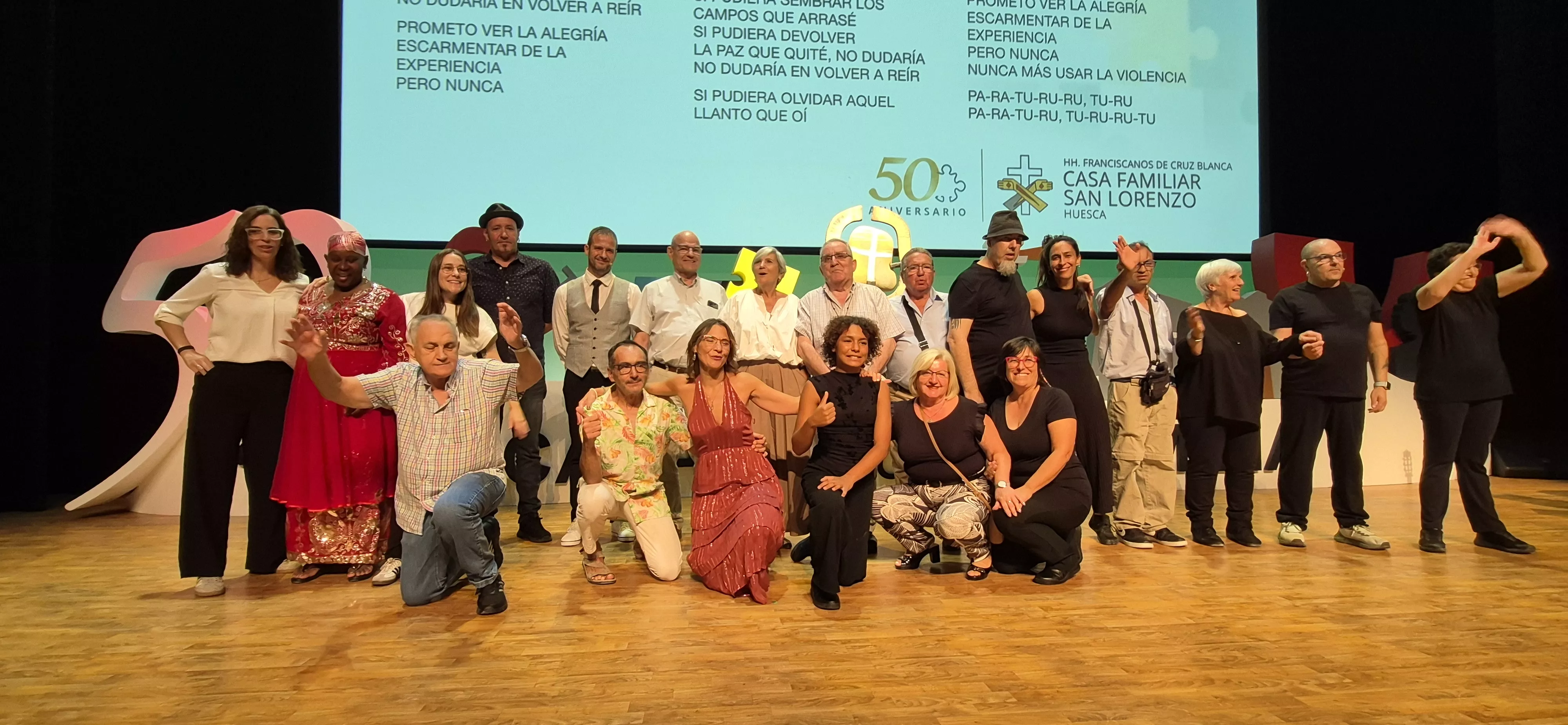 Celebración de los 50 años de Cruz Blanca en Huesca. Foto Myriam Martínez 