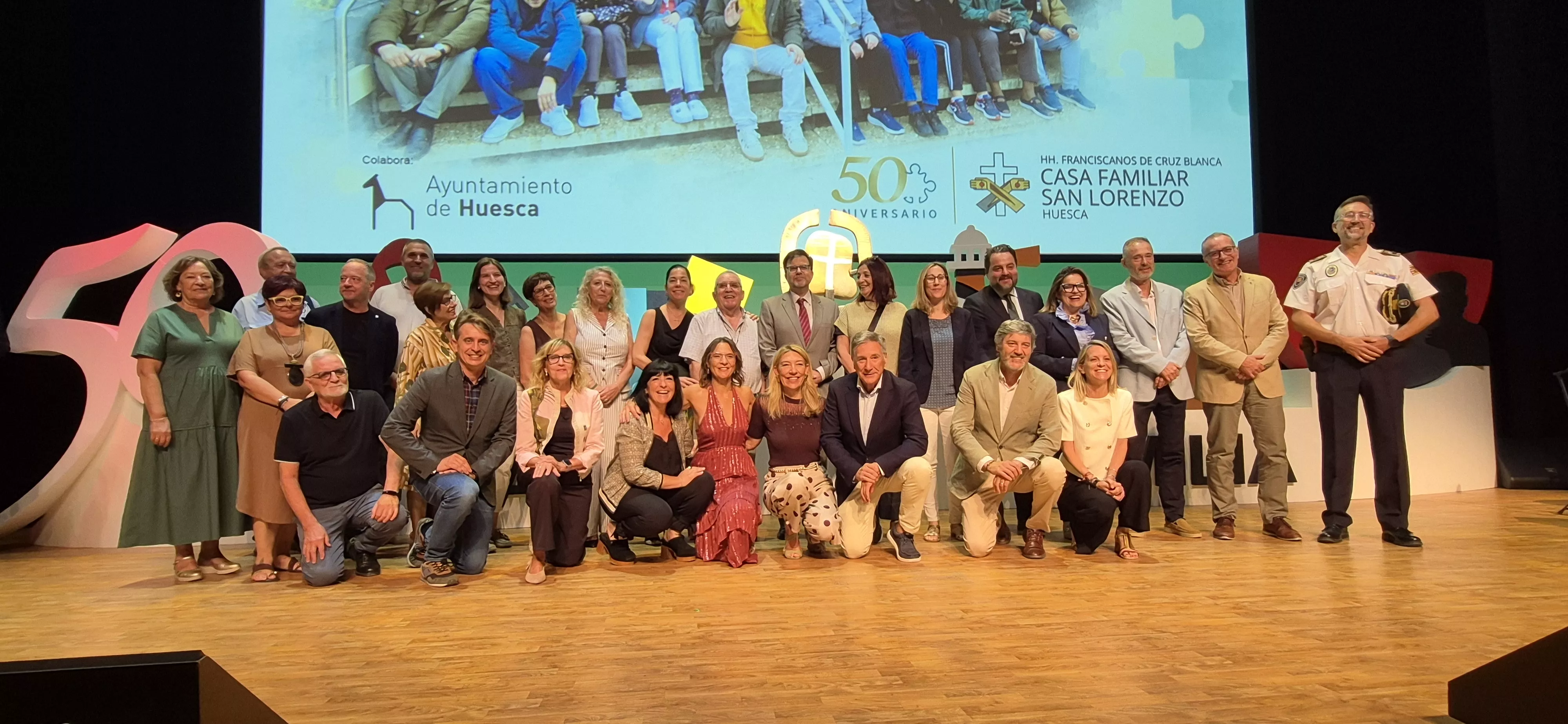 Celebración de los 50 años de Cruz Blanca en Huesca. Foto Myriam Martínez 