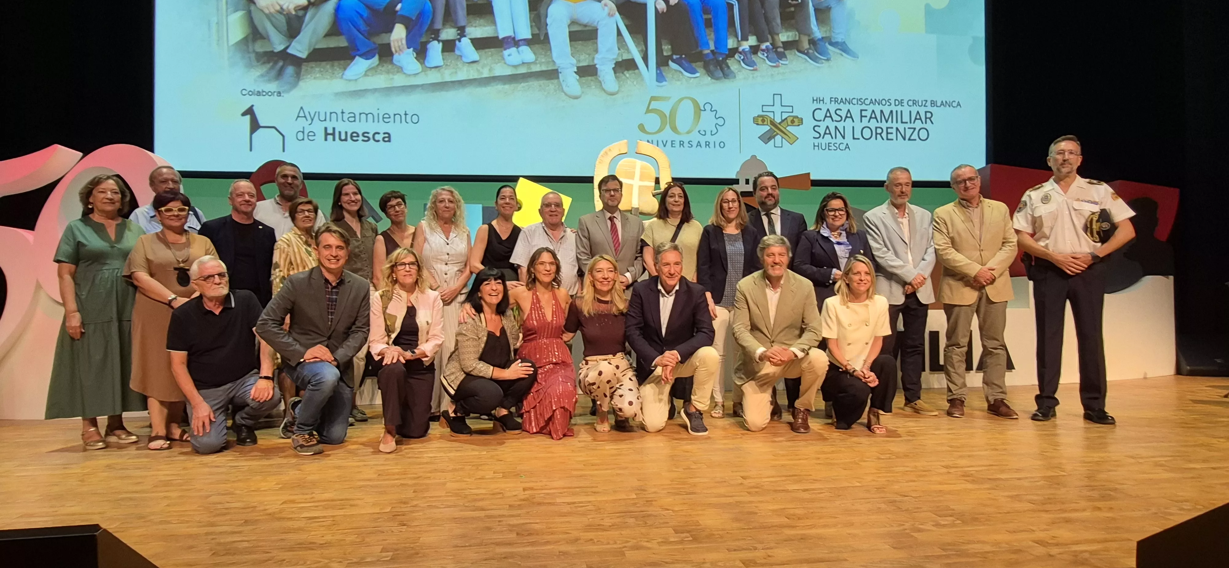 Celebración de los 50 años de Cruz Blanca en Huesca. Foto Myriam Martínez 
