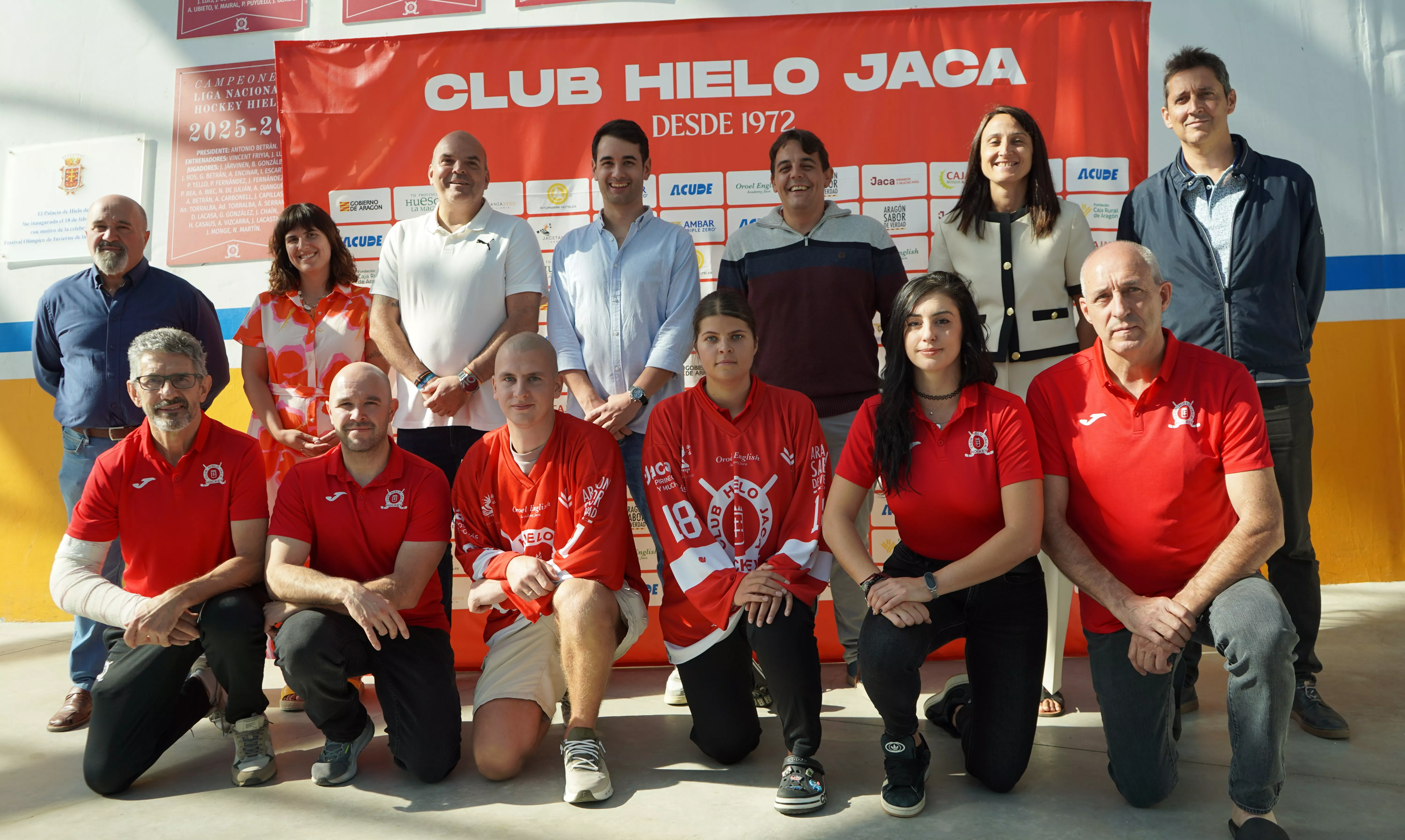 Presentación de la nueva temporada del Club Hielo Jaca. Foto: Rebeca Ruiz