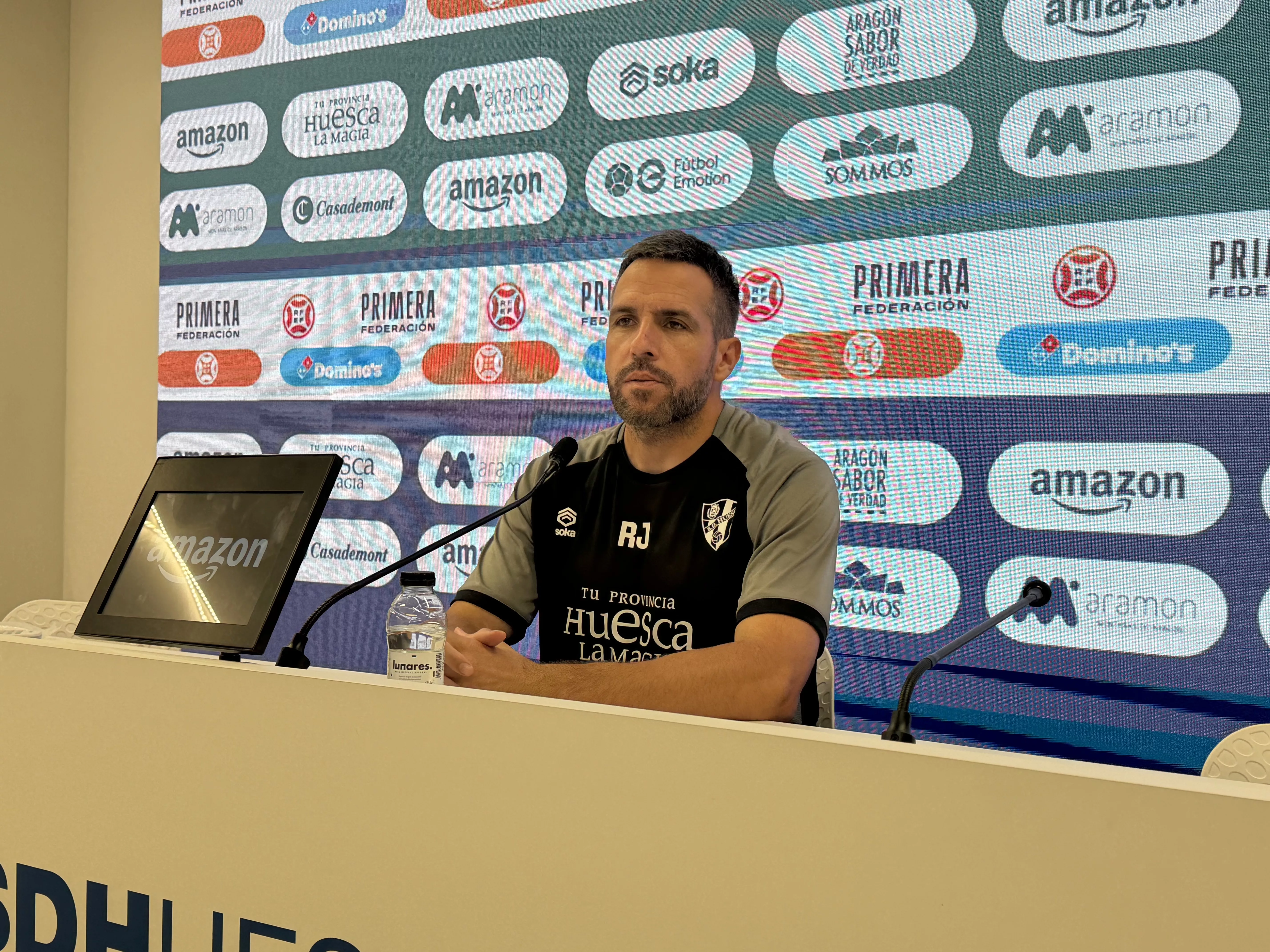 Jardiel, autocrítico con su Huesca antes del derbi: “Tenemos que dar un salto en la parte ofensiva”