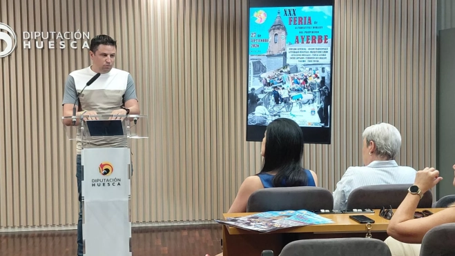 Antonio Biescas, alcalde de Ayerbe. Antonio Biescas, alcalde de Ayerbe.
