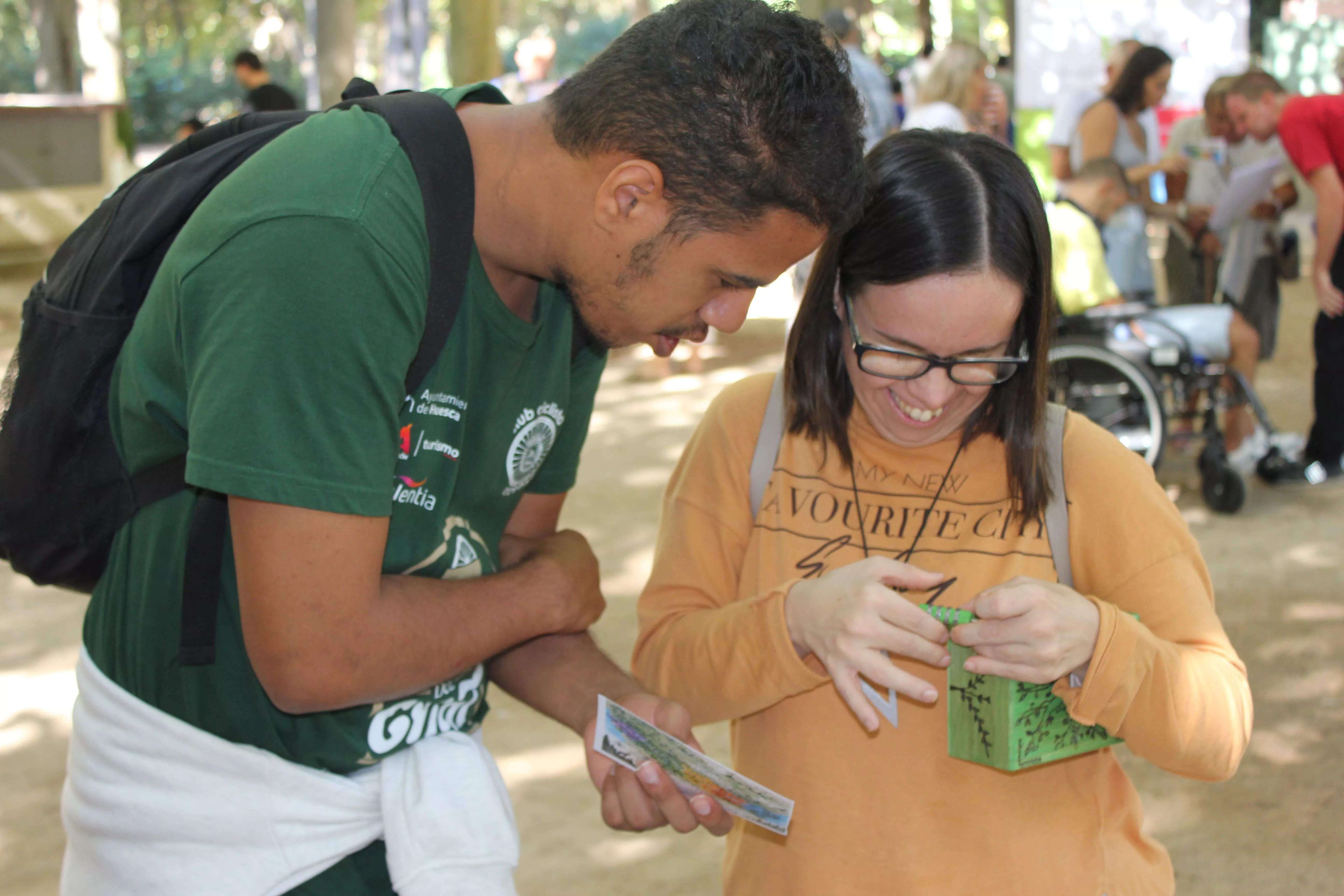 Escape Room "Los colores" celebrado en el Parque Miguel Servet de Huesca