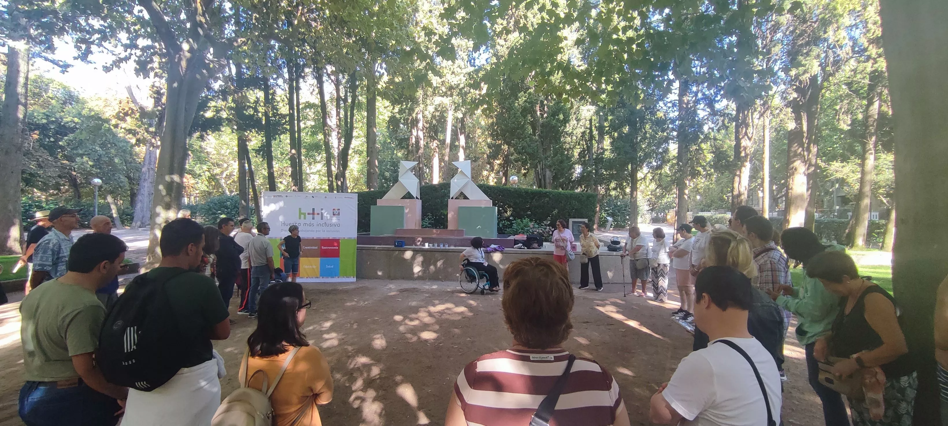 Escape Room "Los colores" celebrado en el Parque Miguel Servet de Huesca