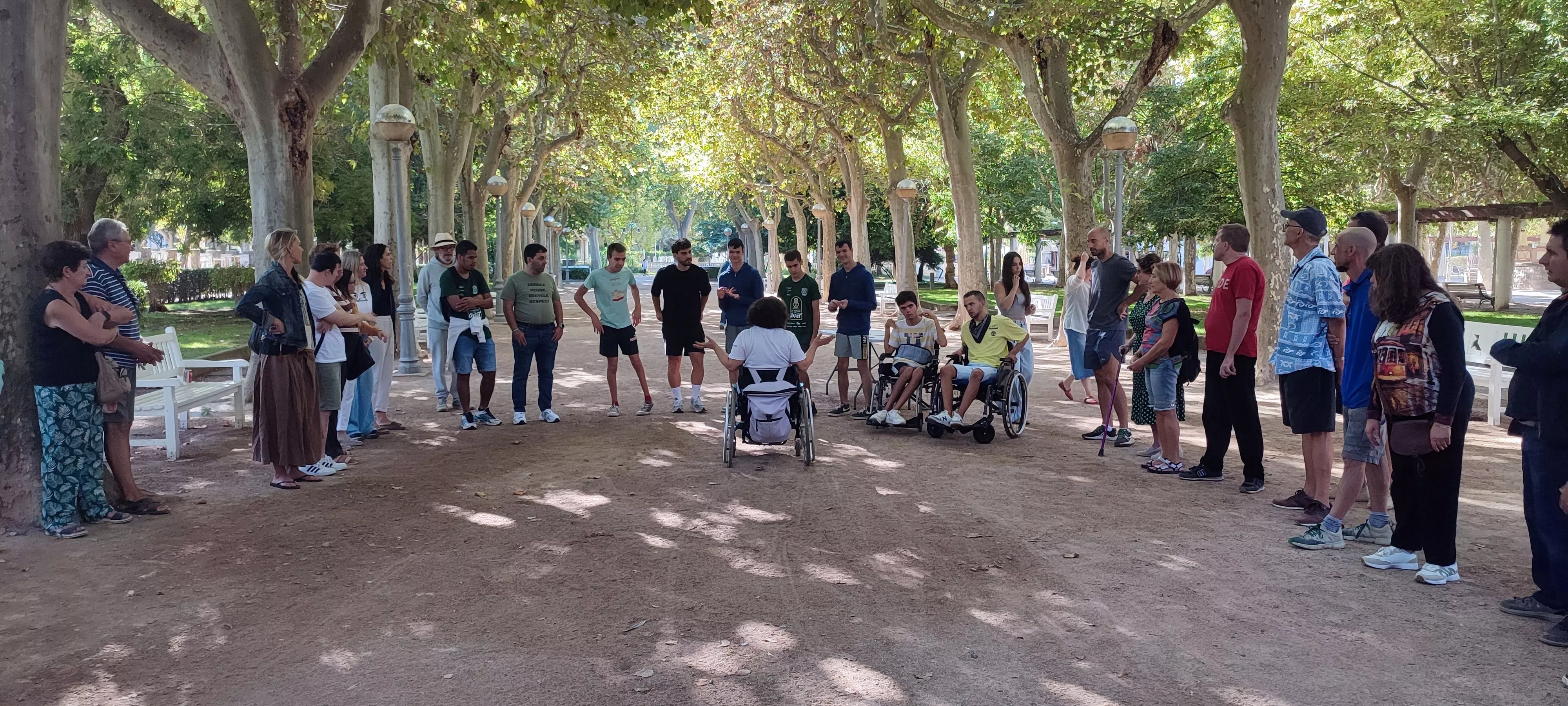 Escape Room "Los colores" celebrado en el Parque Miguel Servet de Huesca