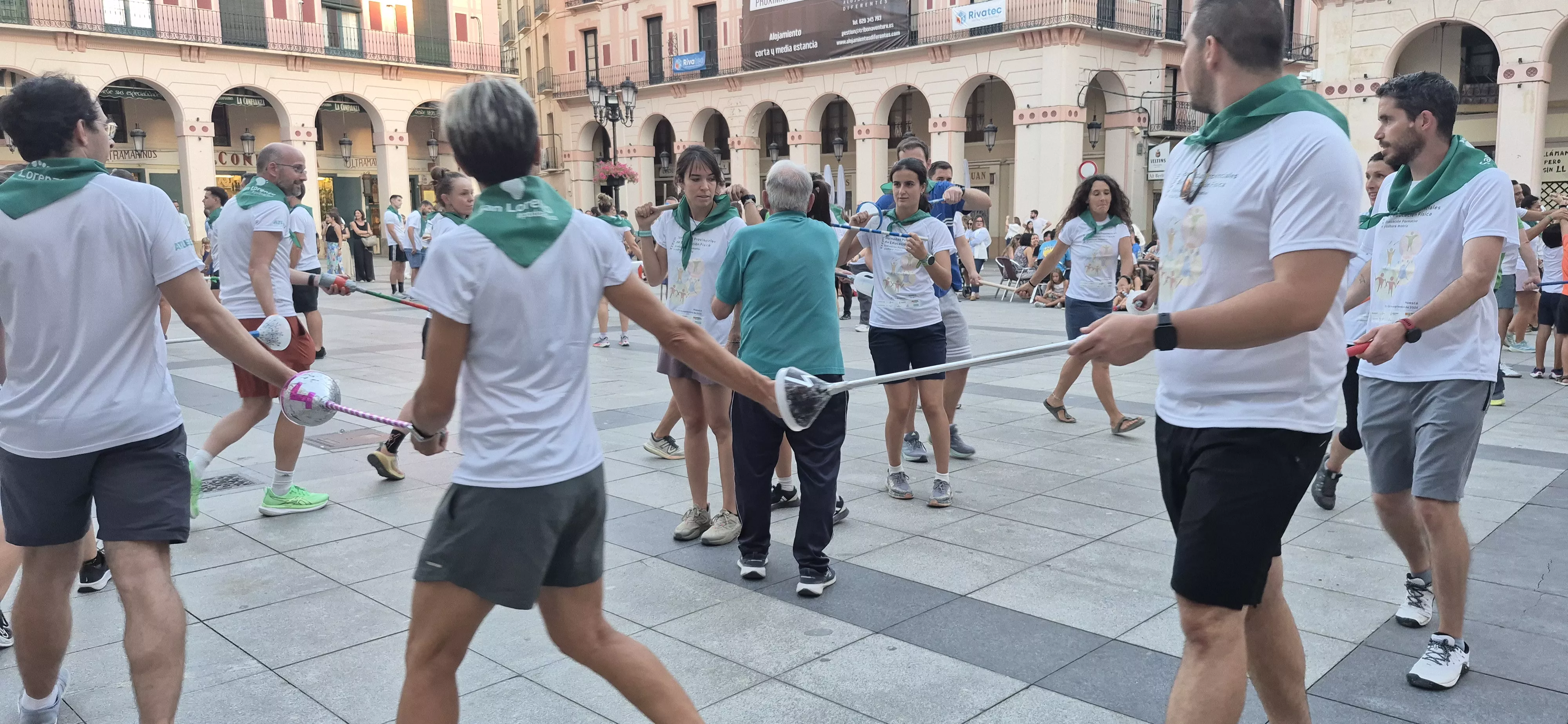 El Degollau en las Jornadas Provinciales de Educación Física. Foto Myriam Martínez