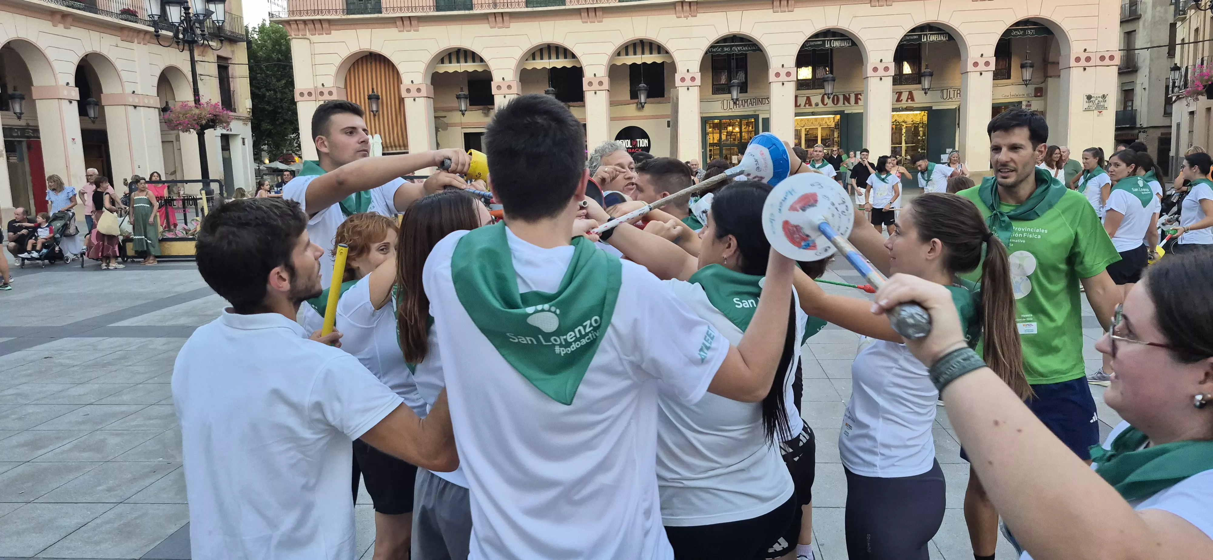 El Degollau en las Jornadas Provinciales de Educación Física. Foto Myriam Martínez