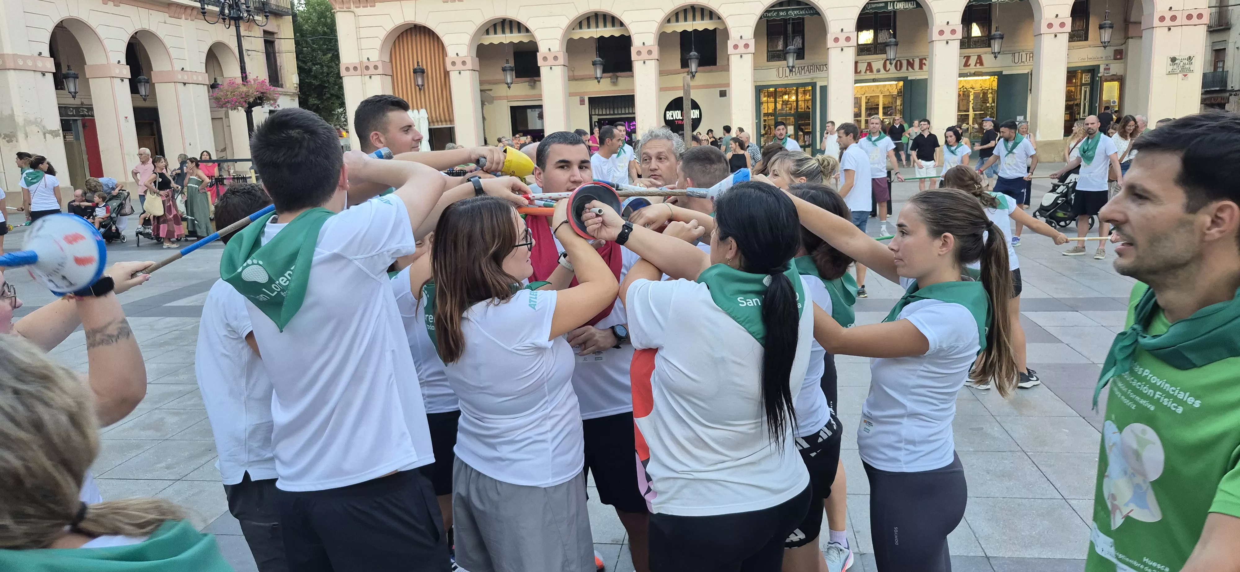 El Degollau en las Jornadas Provinciales de Educación Física. Foto Myriam Martínez