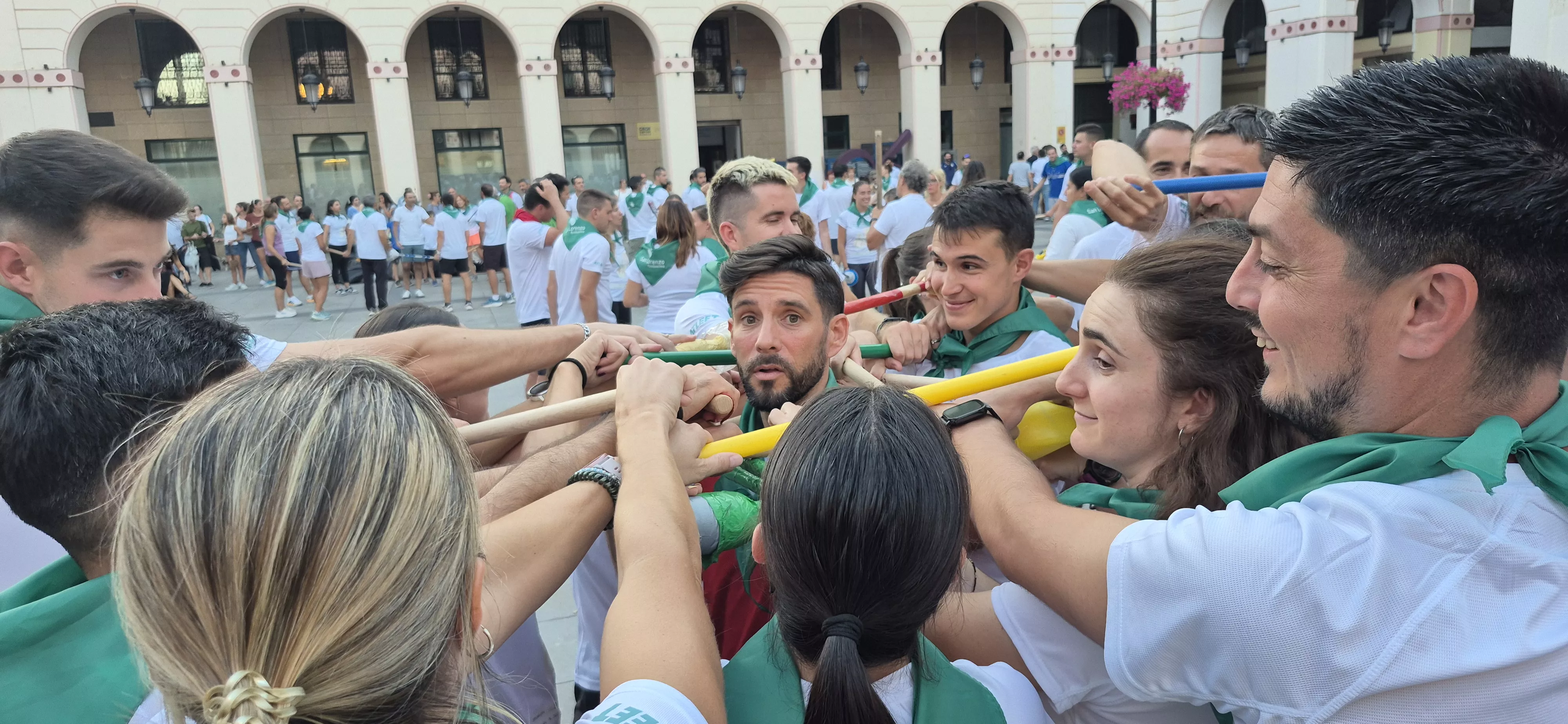 El Degollau en las Jornadas Provinciales de Educación Física. Foto Myriam Martínez