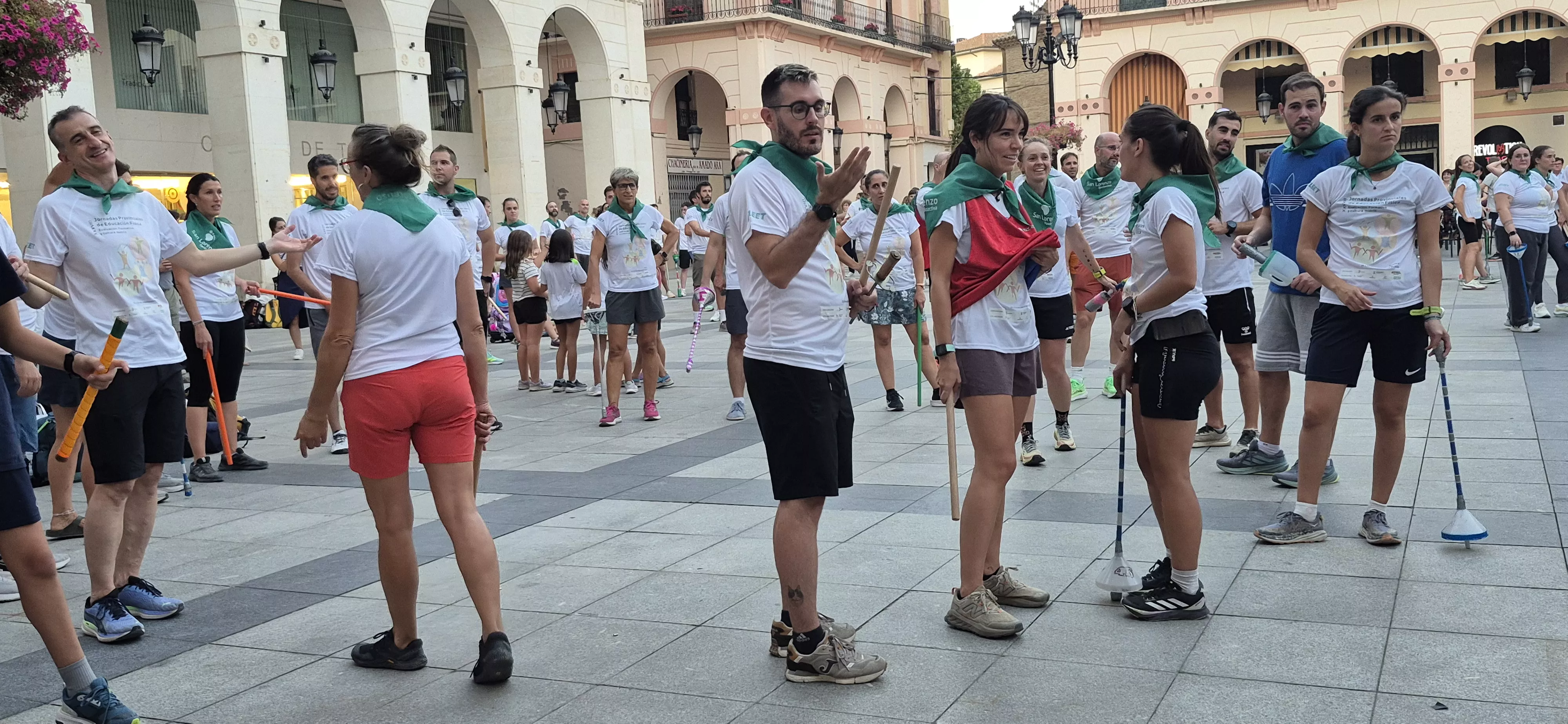 El Degollau en las Jornadas Provinciales de Educación Física. Foto Myriam Martínez