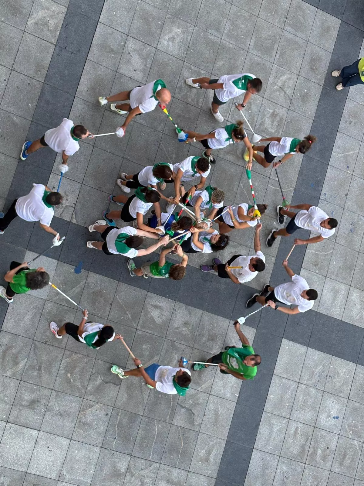 El Degollau en las Jornadas Provinciales de Educación Física. Foto Eduardo Generelo