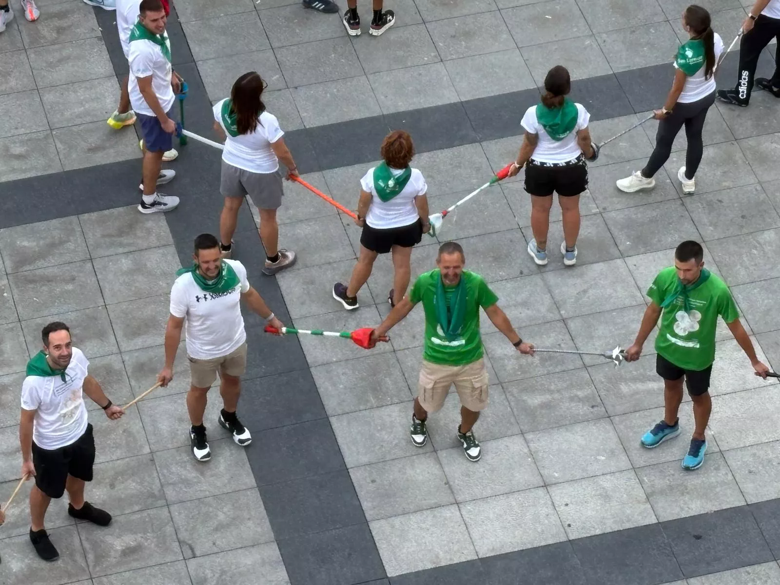 El Degollau en las Jornadas Provinciales de Educación Física. Foto Eduardo Generelo