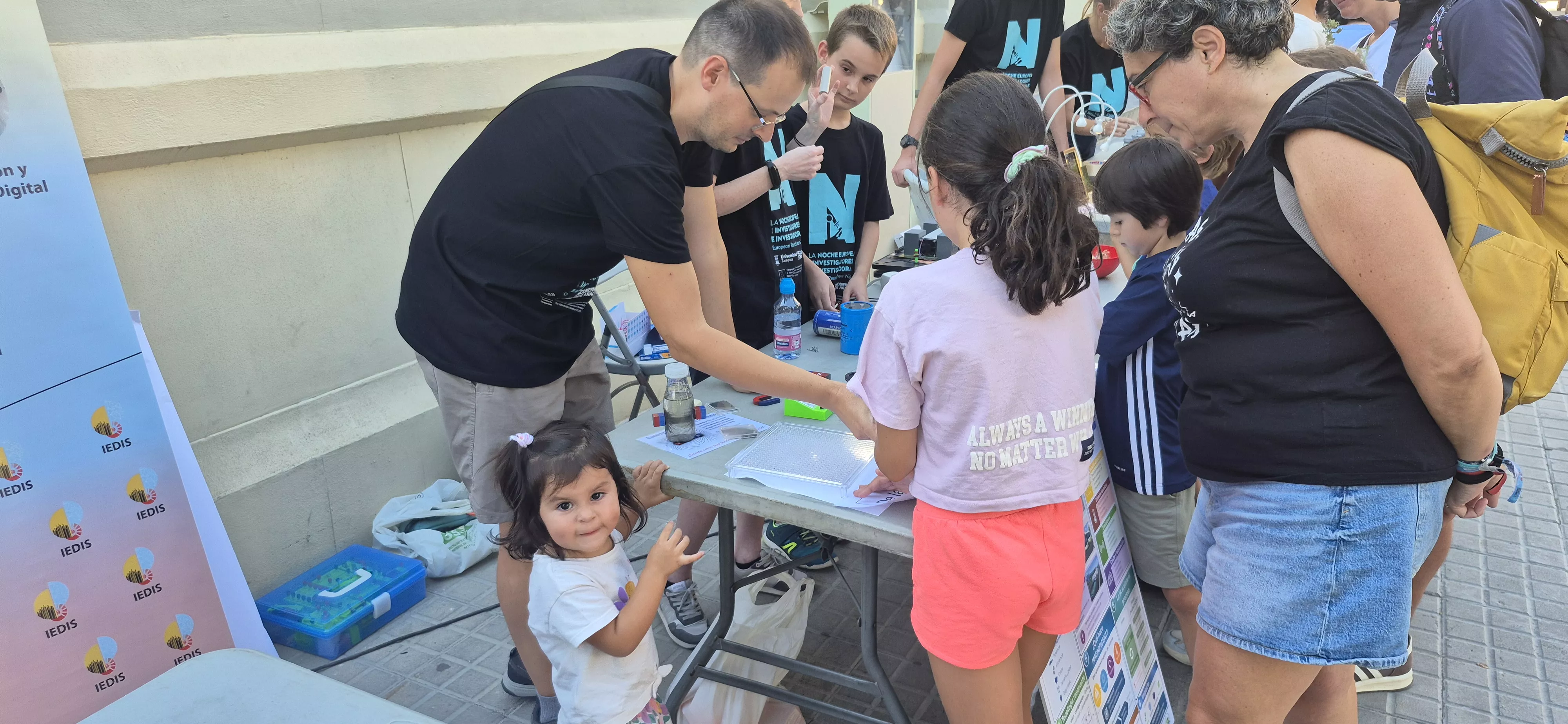 Noche Europea de los Investigadores, investigadoras y de la ciencia. Foto Myriam Martínez 